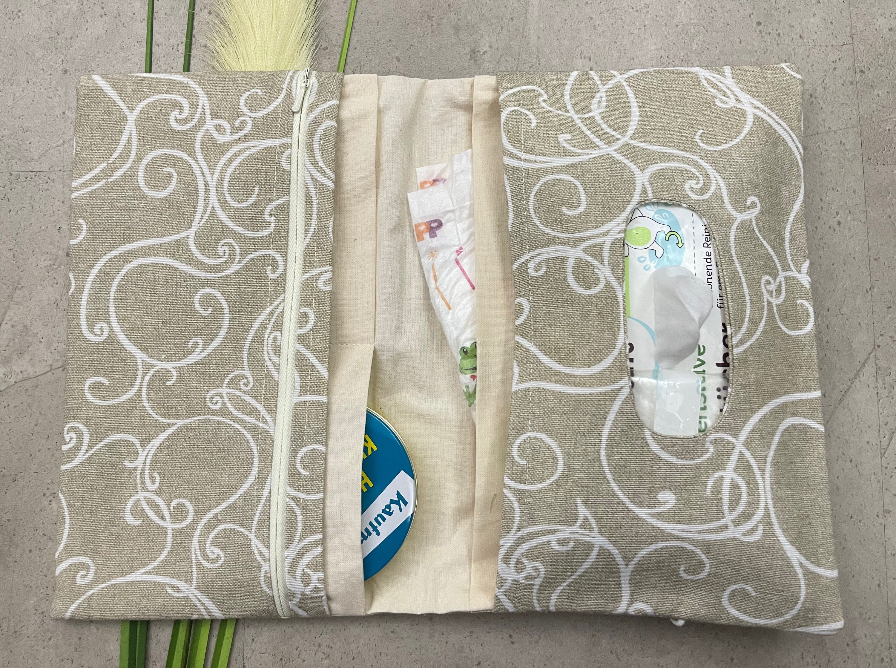 Wickeltasche Windeltasche Baby - Beige