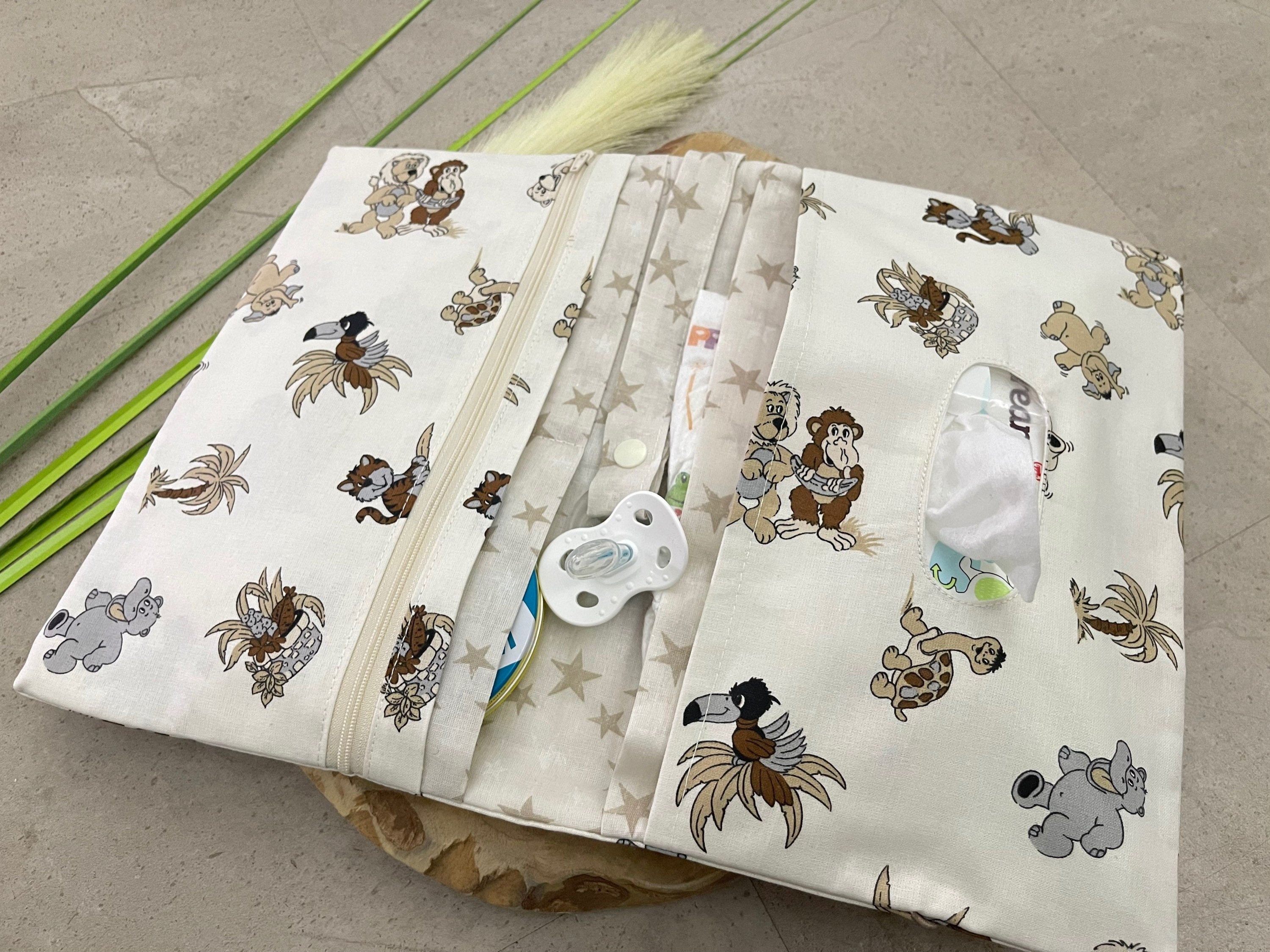 Wickeltasche Windeltasche Baby - Tiere