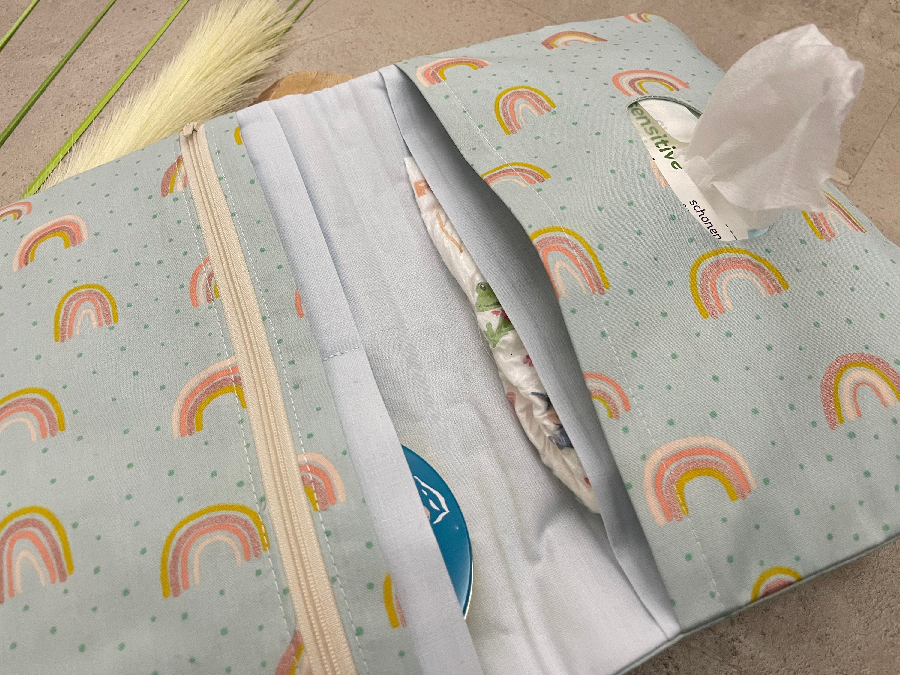 Wickeltasche Windeltasche Baby - Regenbogen