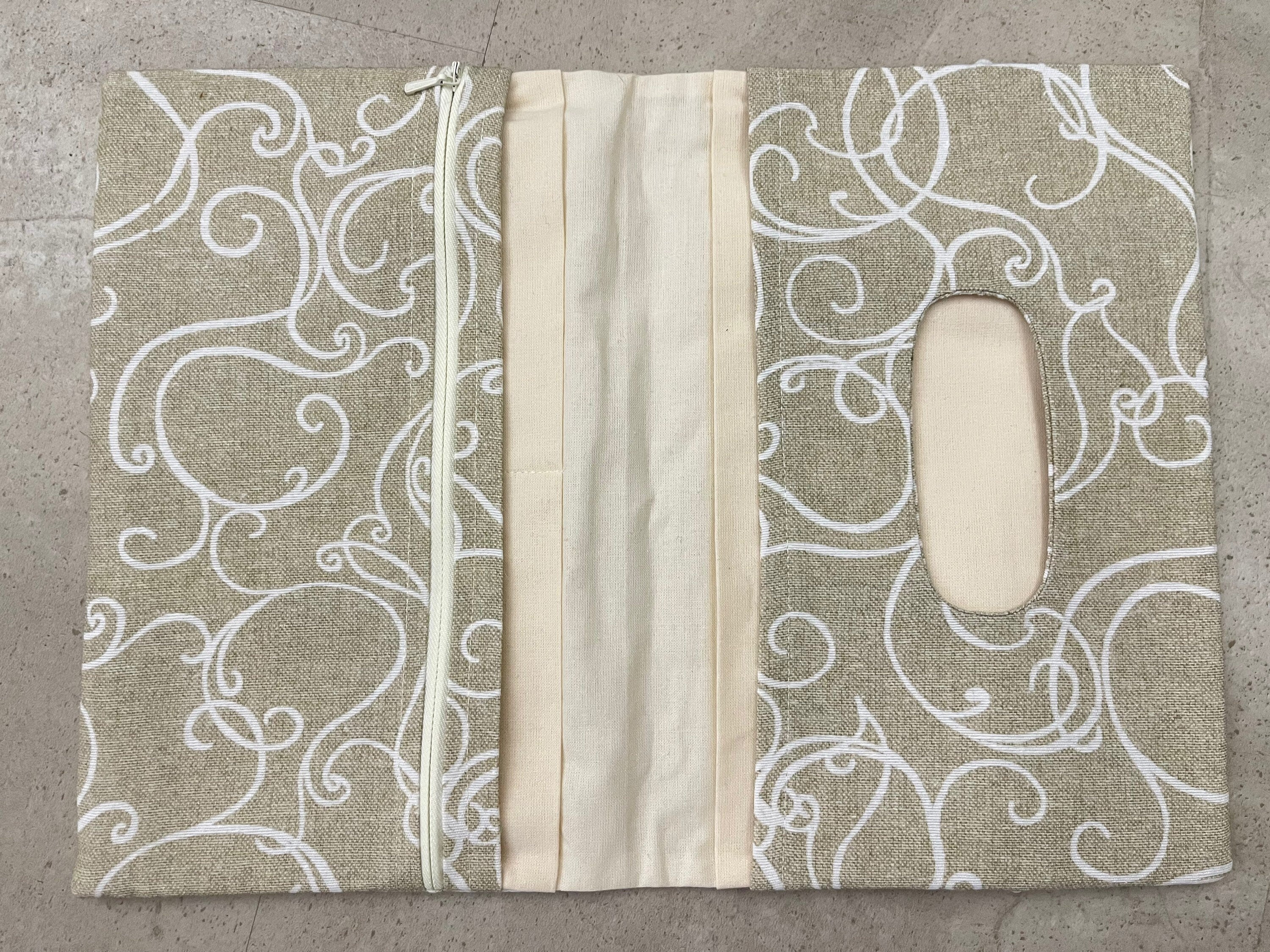 Wickeltasche Windeltasche Baby - geschwungene Linien