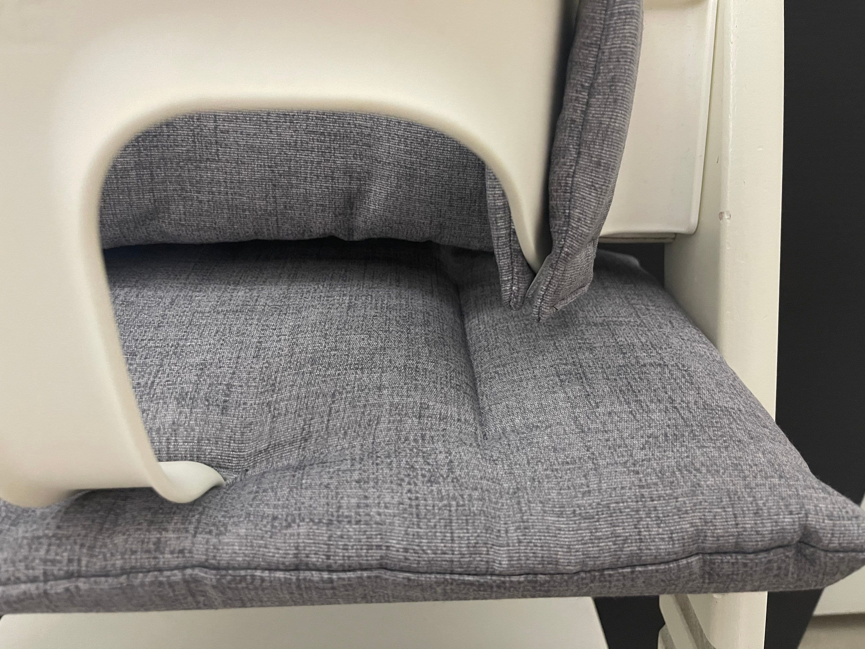 Tripp Trapp Sitzkissen Kissenset für Stokke Hochstuhl - Dunkelgrau meliert