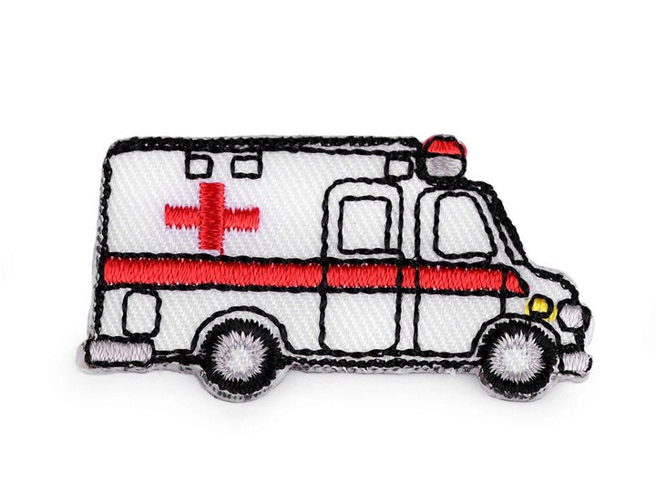 Aufnäher/Aufbügler/Patch - Krankenwagen