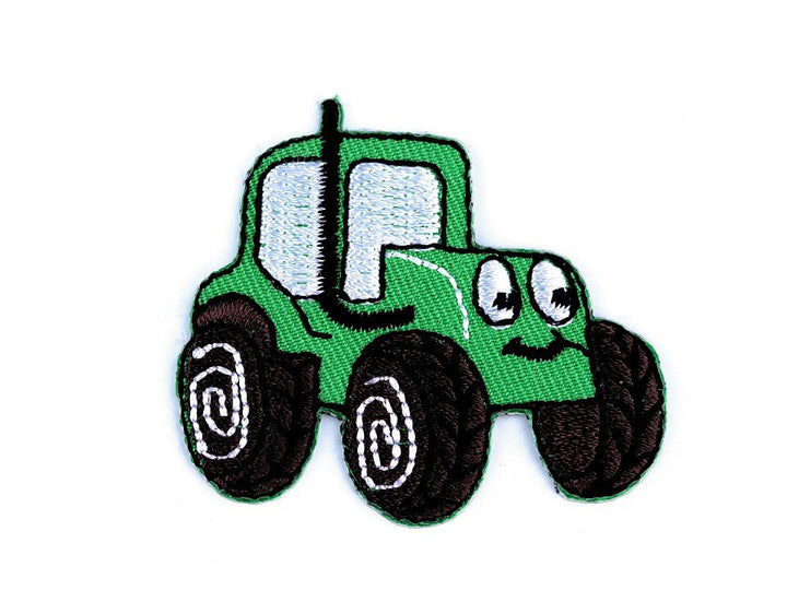 Aufnäher/Aufbügler/Patch - Traktor grün