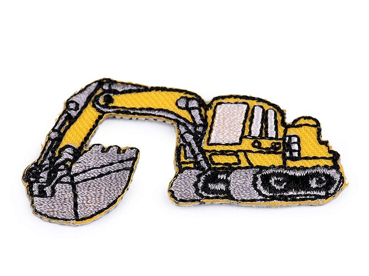 Aufnäher/Aufbügler/Patch - Bagger gelb