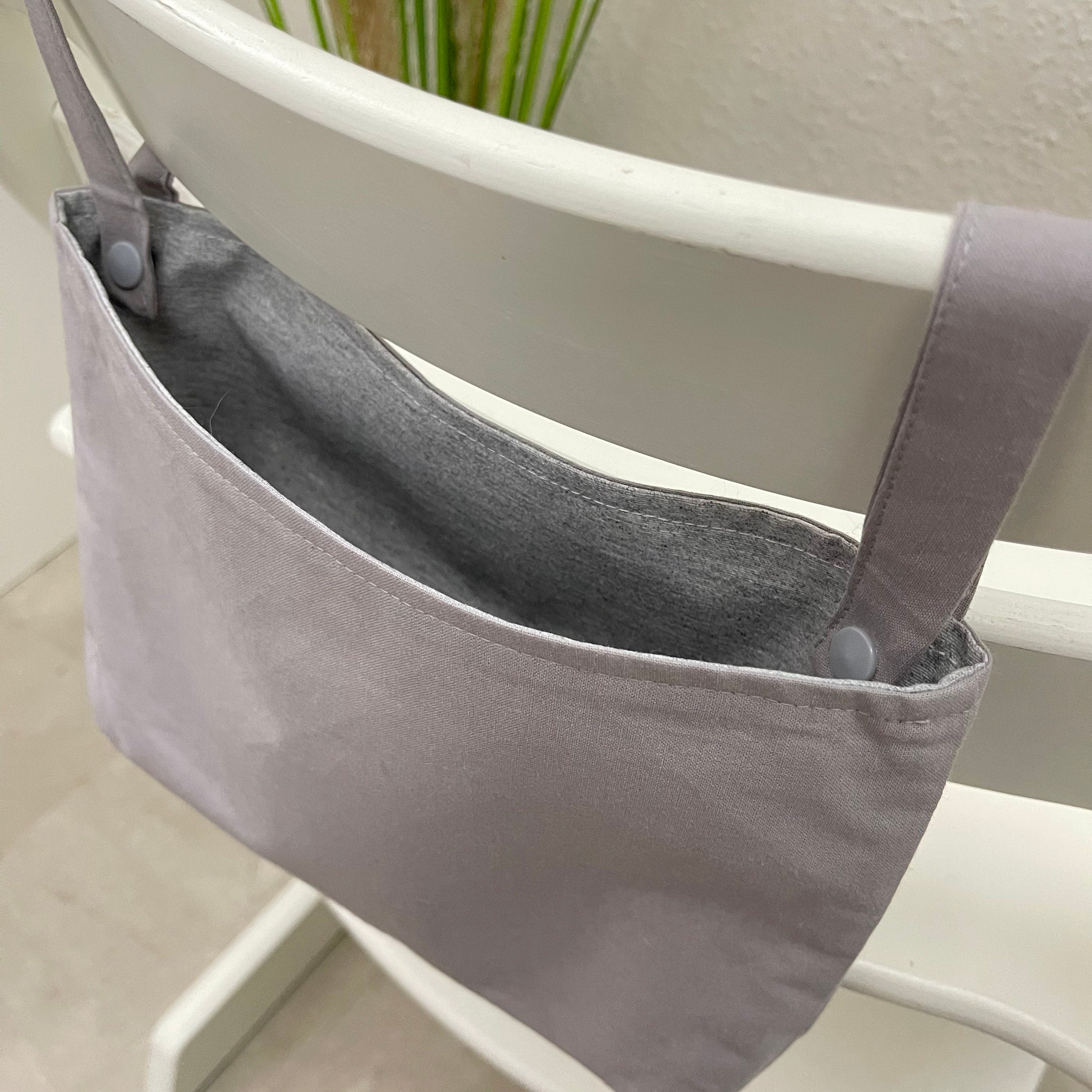 Utensilo für Tripp Trapp oder Hauck Alpha Hochstuhl, Hochstuhltasche - Uni Steingrau