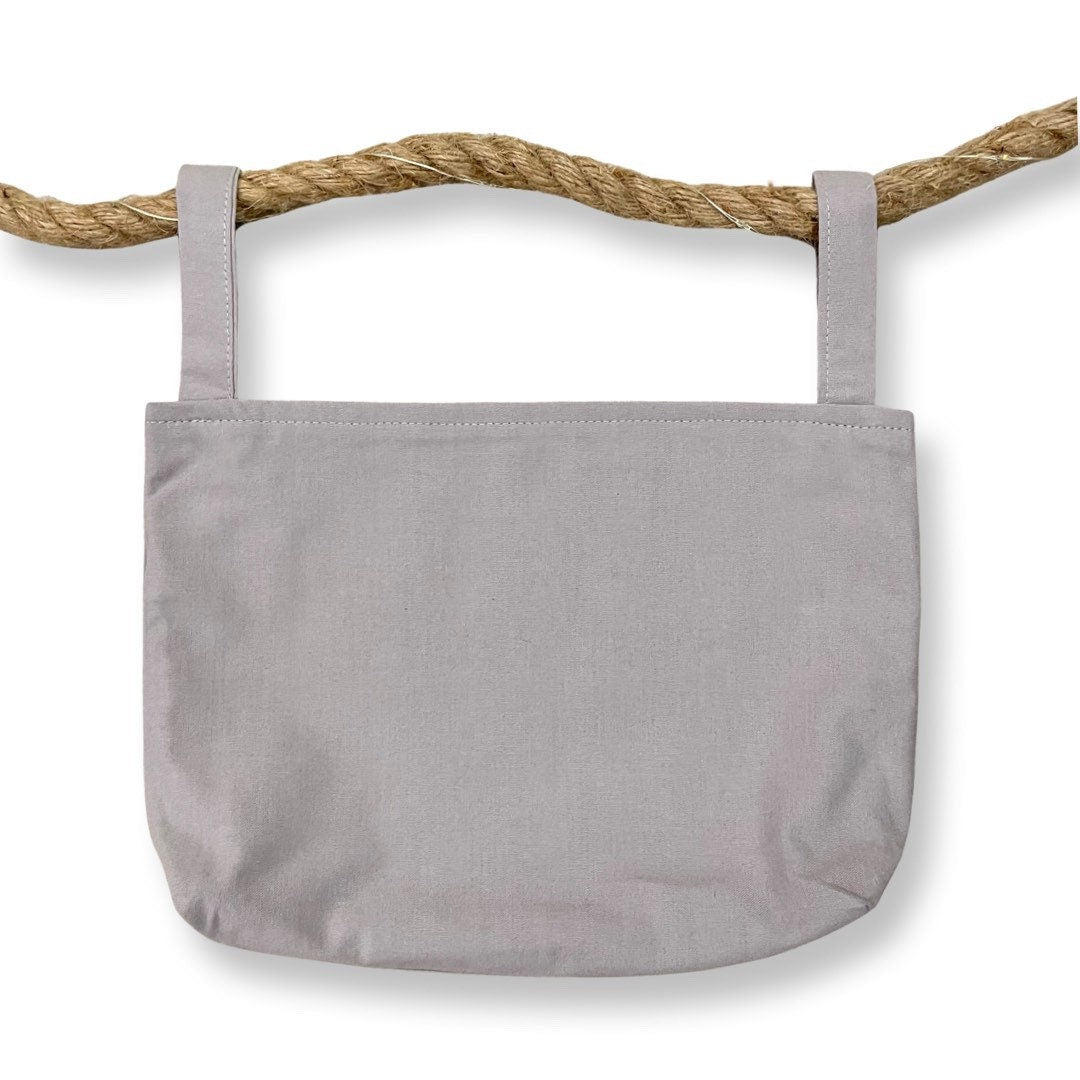 Utensilo für Tripp Trapp oder Hauck Alpha Hochstuhl, Hochstuhltasche - Uni Steingrau