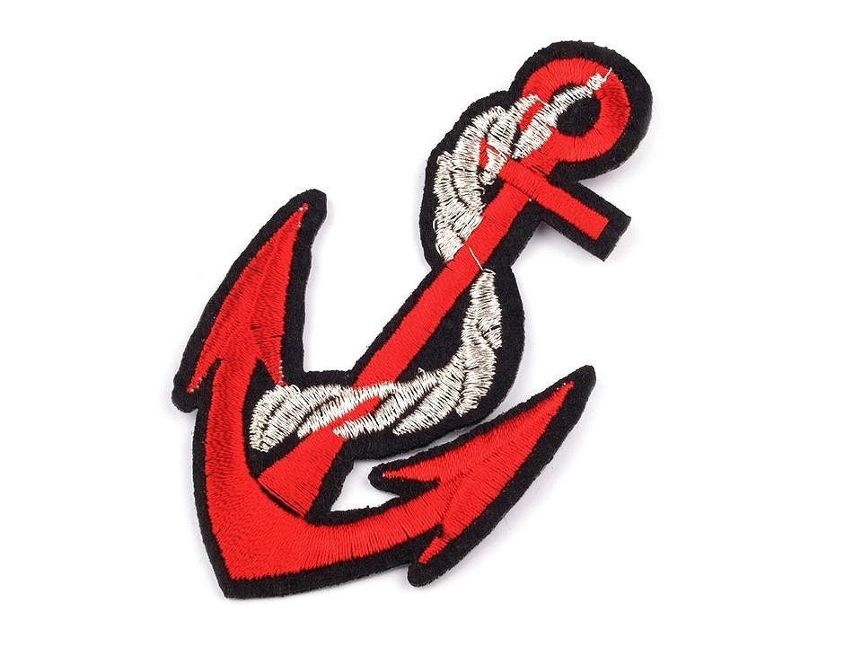 Aufnäher/Aufbügler/Patch - Anker Rot