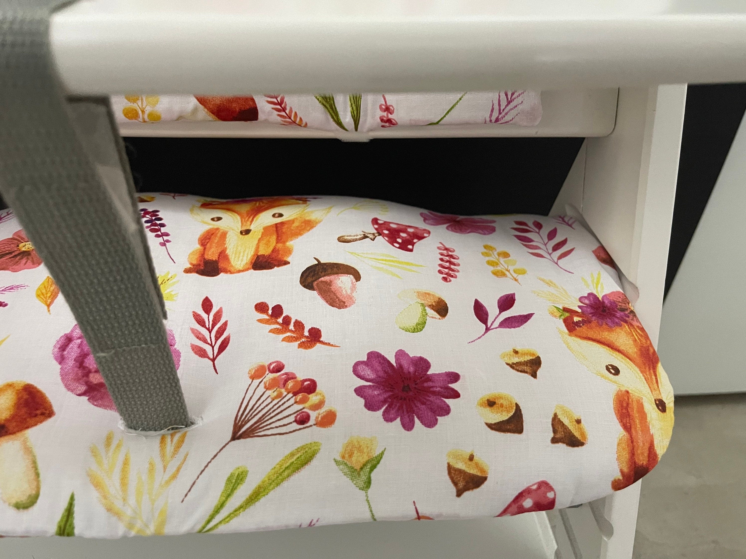 Sitzkissen Kissenset für Hauck Alpha, Tray, Beta Hochstuhl - Fuchs