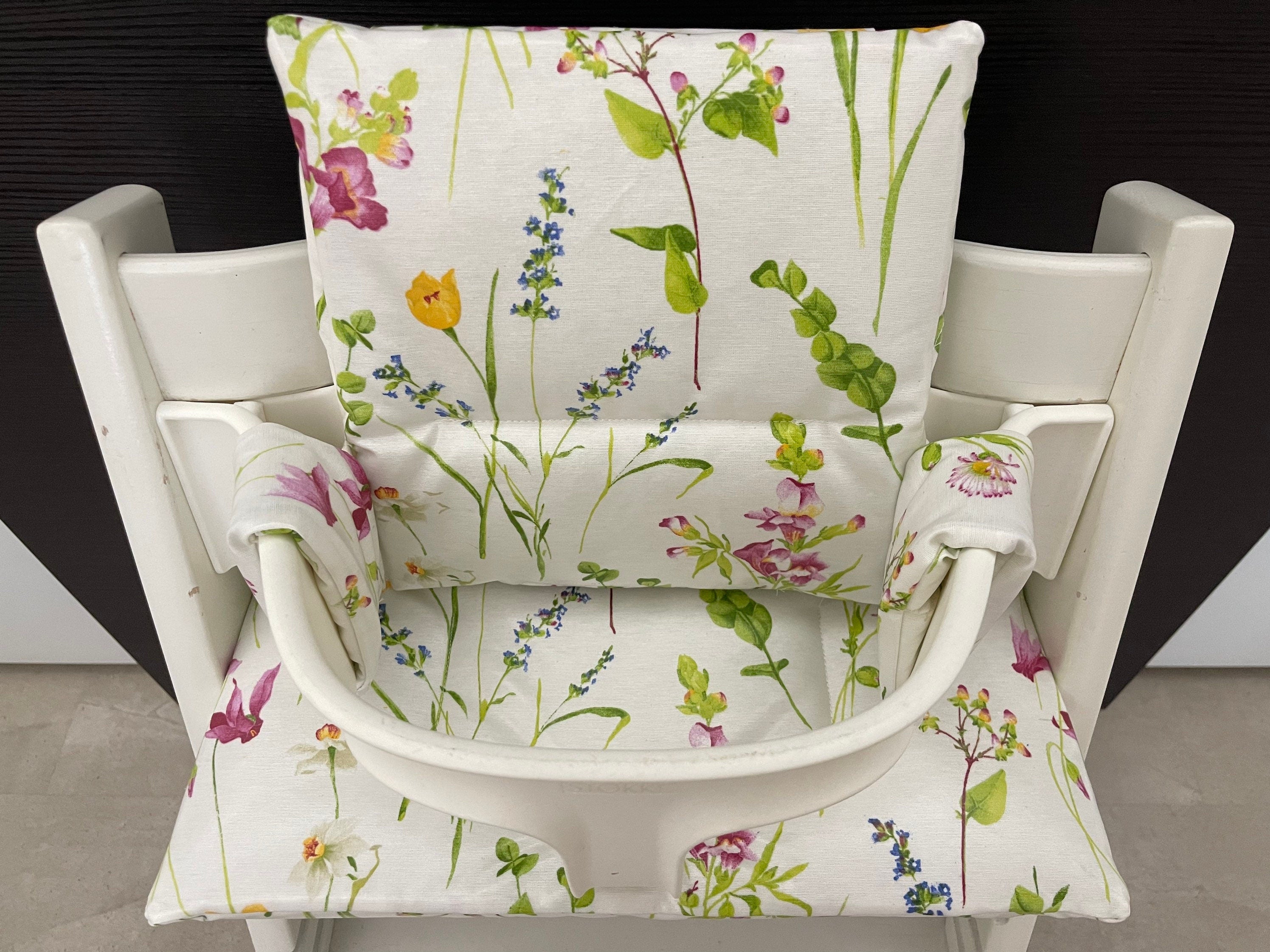 Abwaschbares Tripp Trapp Kissenset für Stokke Hochstuhl - Gräser