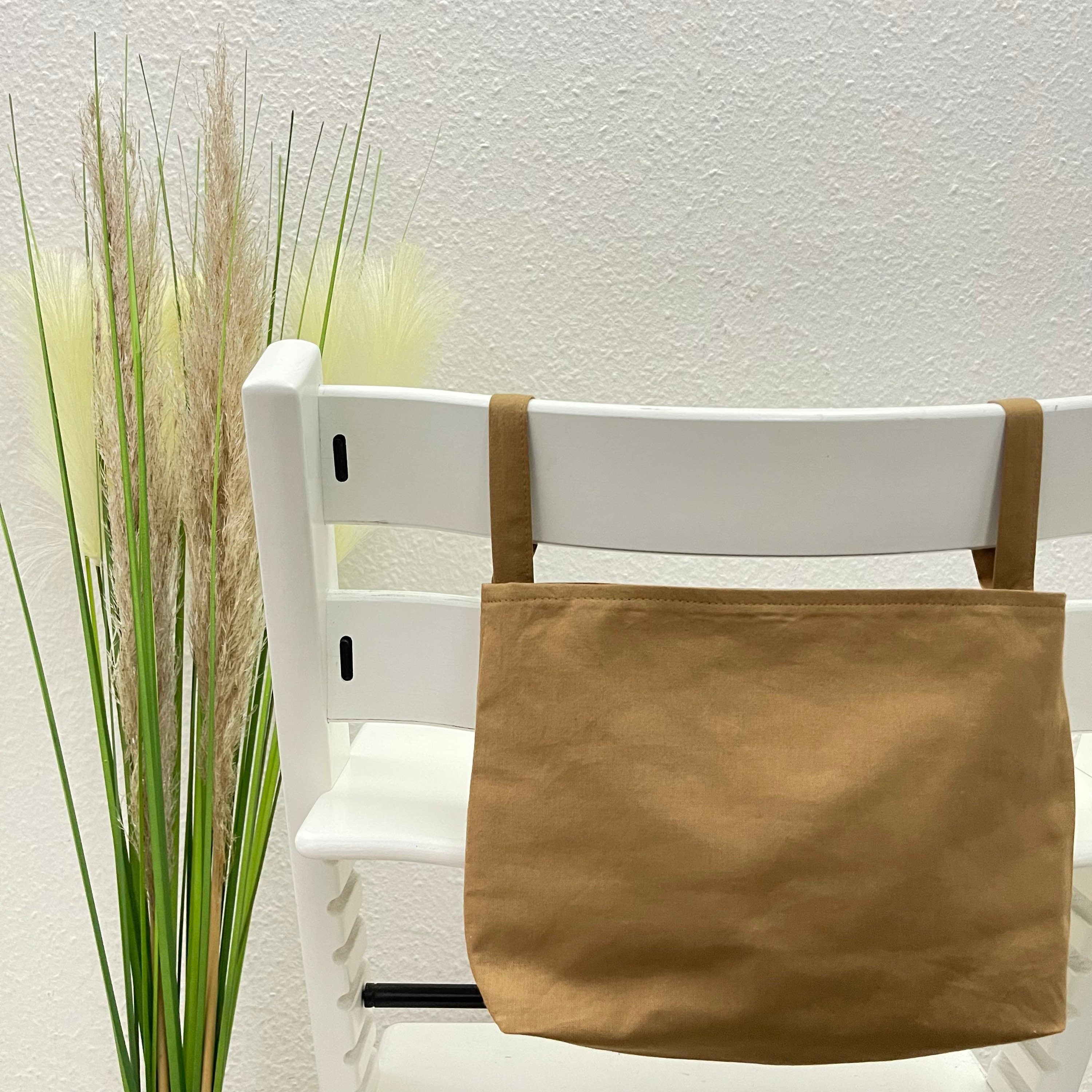 Utensilo für Tripp Trapp oder Hauck Alpha Hochstuhl, Hochstuhltasche - Ocker
