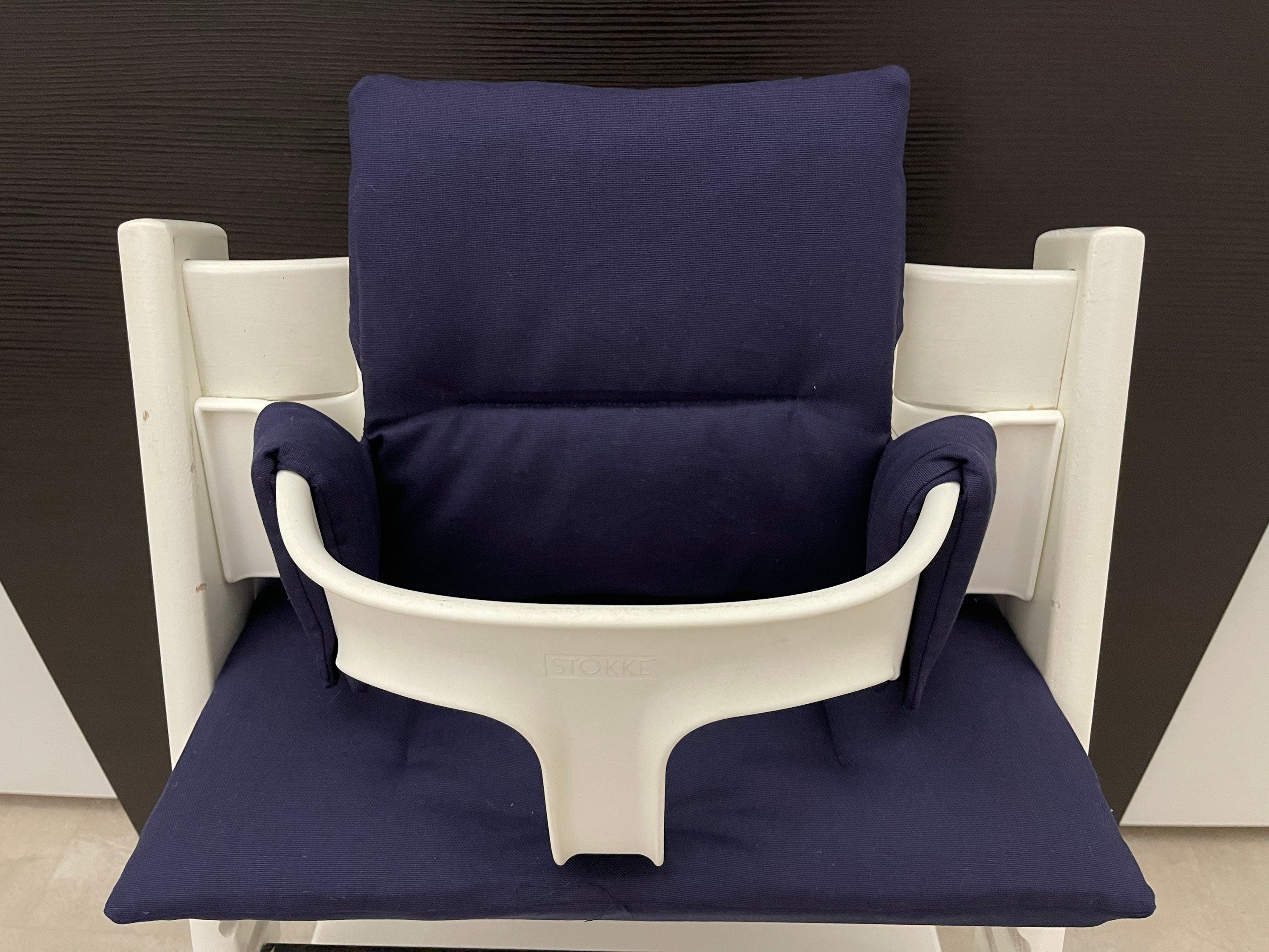 Tripp Trapp Sitzkissen Kissenset für Stokke Hochstuhl - Canvas Dunkelblau