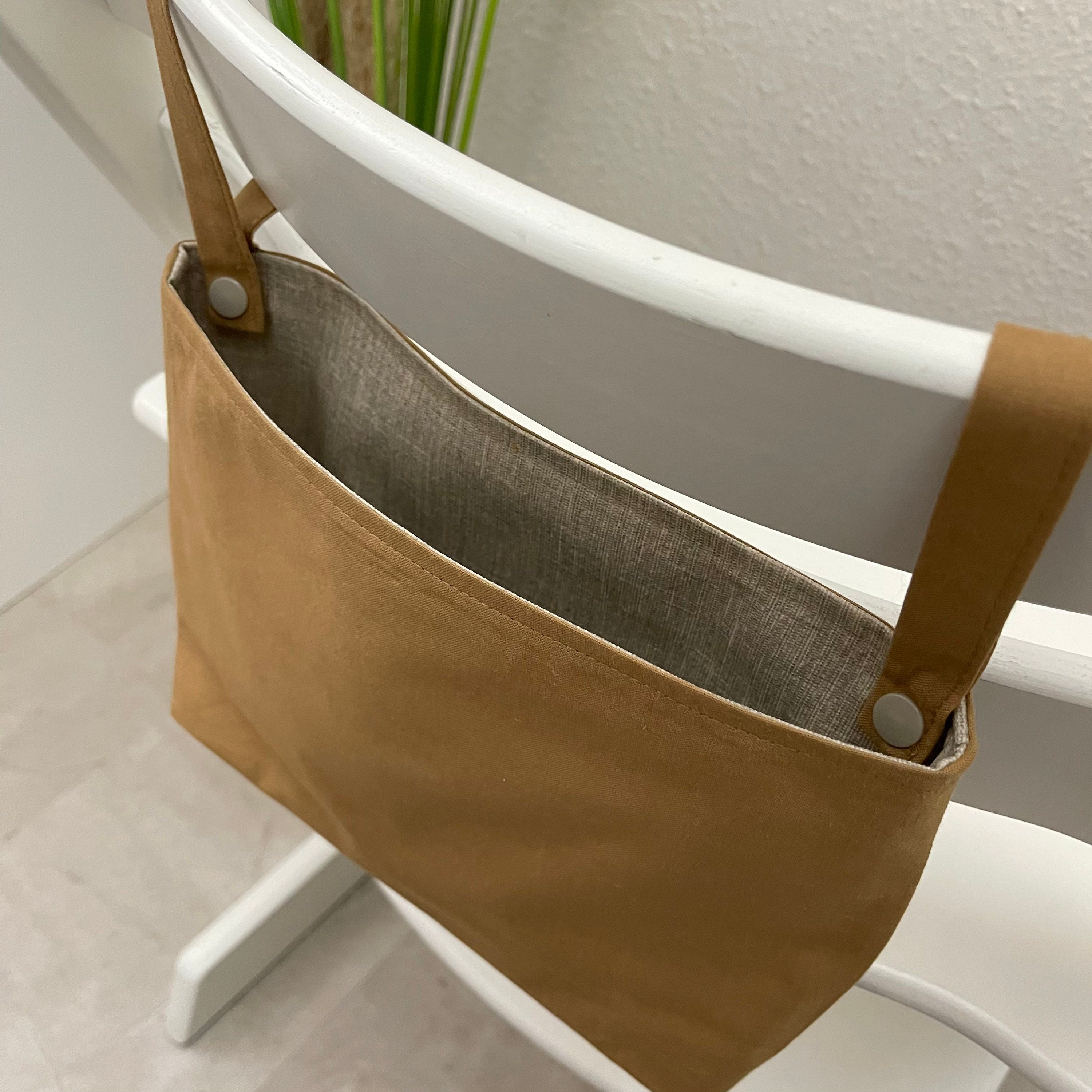 Utensilo für Tripp Trapp oder Hauck Alpha Hochstuhl, Hochstuhltasche - Ocker