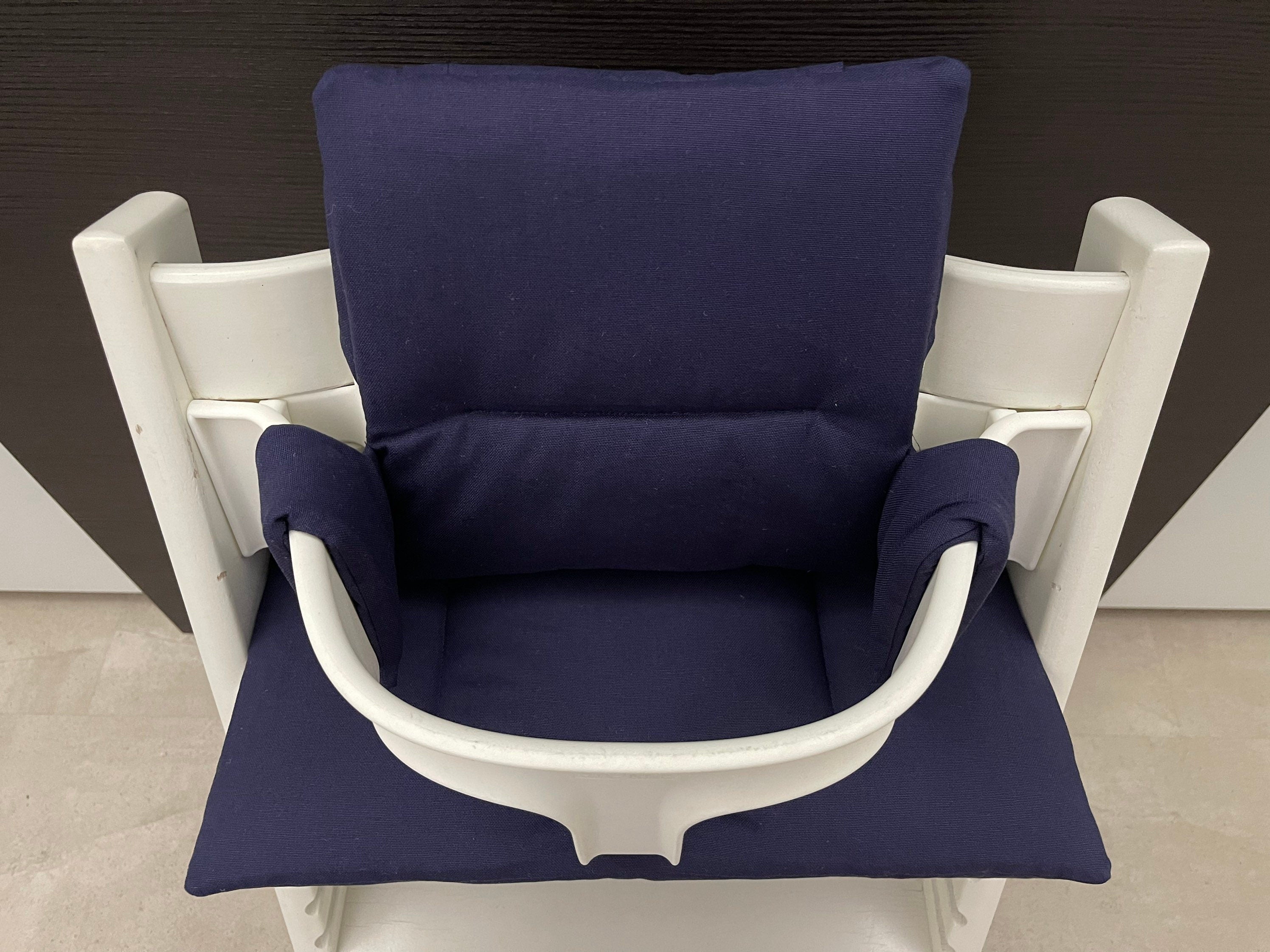Tripp Trapp Sitzkissen Kissenset für Stokke Hochstuhl - Canvas Dunkelblau