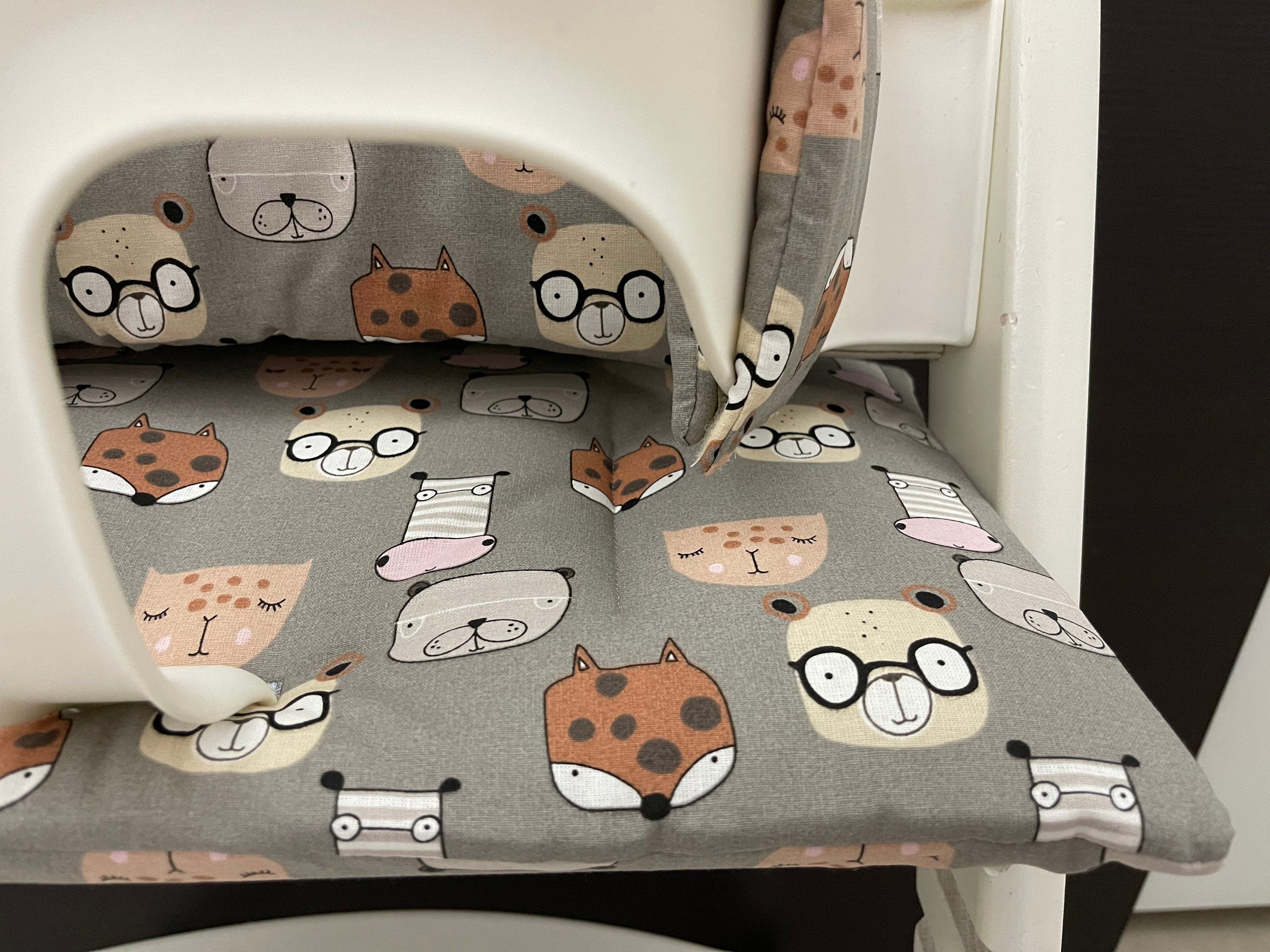 Tripp Trapp Sitzkissen Kissenset für Stokke Hochstuhl - Tiermotive