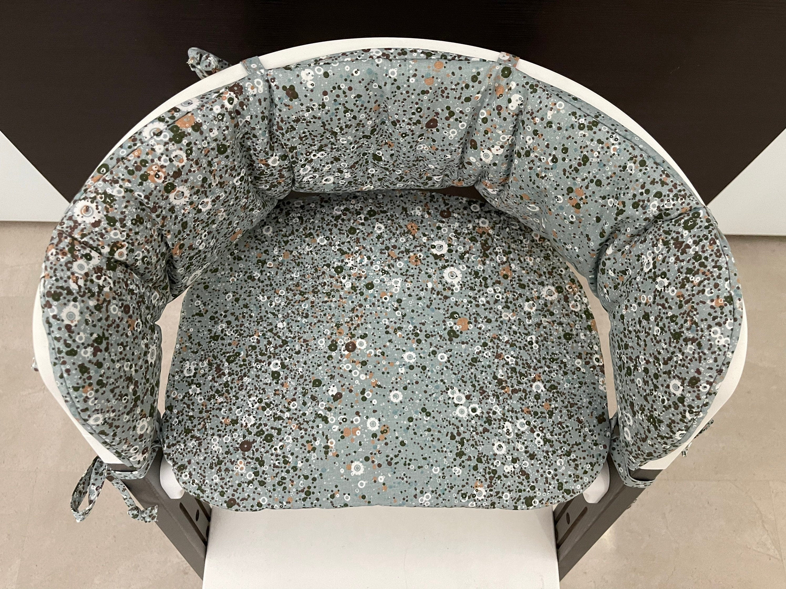 Sitzkissen Kissenset für Stokke Steps Hochstuhl - Blumenrausch