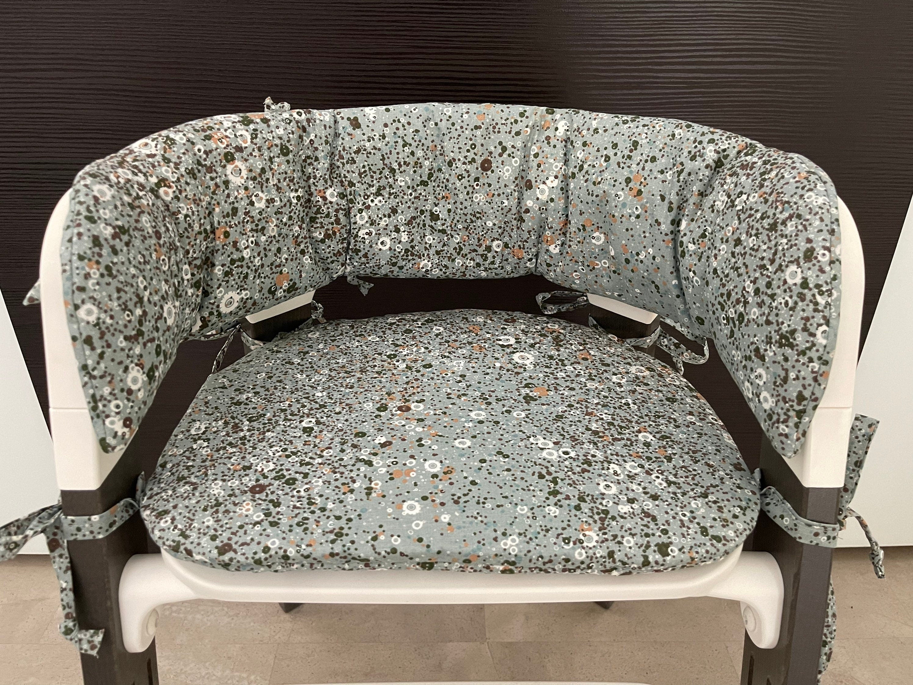 Sitzkissen Kissenset für Stokke Steps Hochstuhl - Blumenrausch