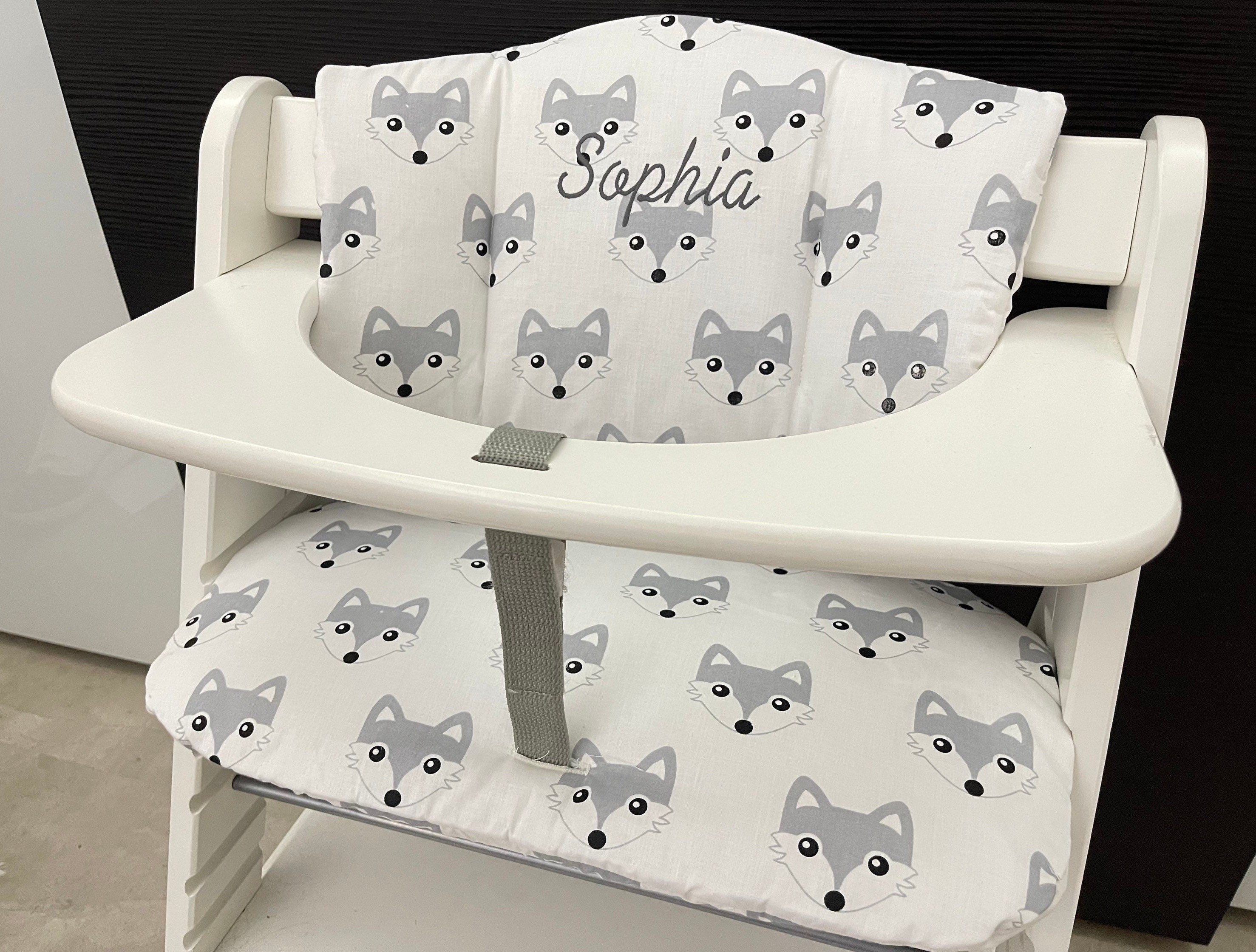 Sitzkissen Kissenset für Hauck Alpha, Tray, Beta Hochstuhl - Fuchs