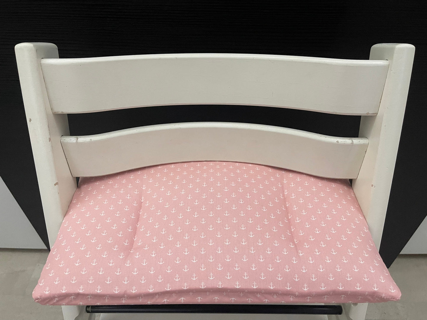 Tripp Trapp Sitzkissen Kissenset für Stokke Hochstuhl - kleine Anker Rosa