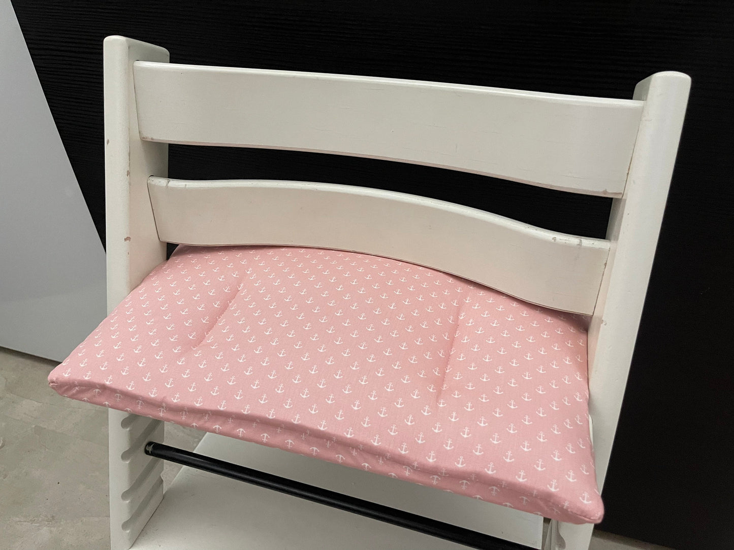 Tripp Trapp Sitzkissen Kissenset für Stokke Hochstuhl - kleine Anker Rosa