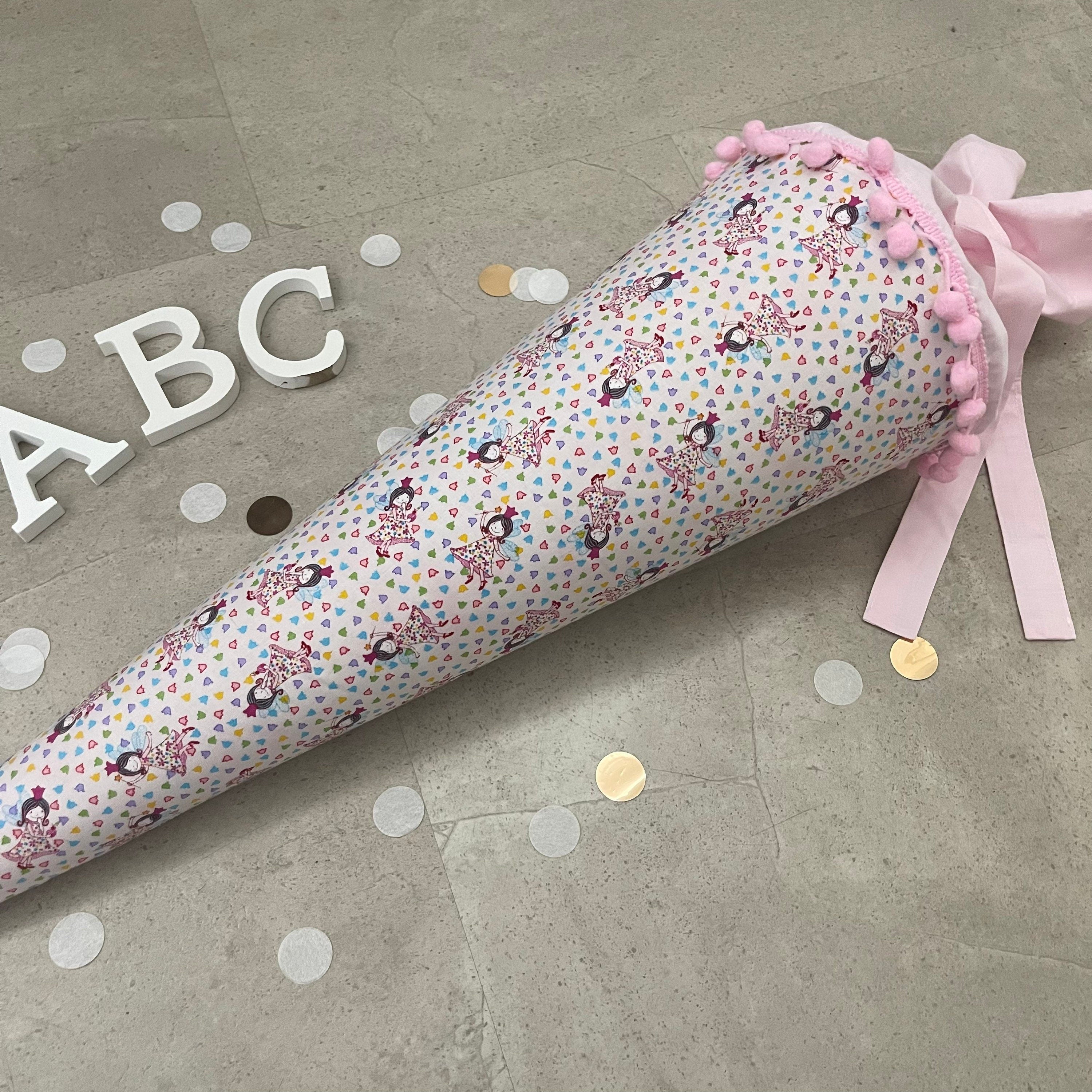 Schultüte Stoff Zuckertüte Einschulung 70cm Handmade/ Mädchen