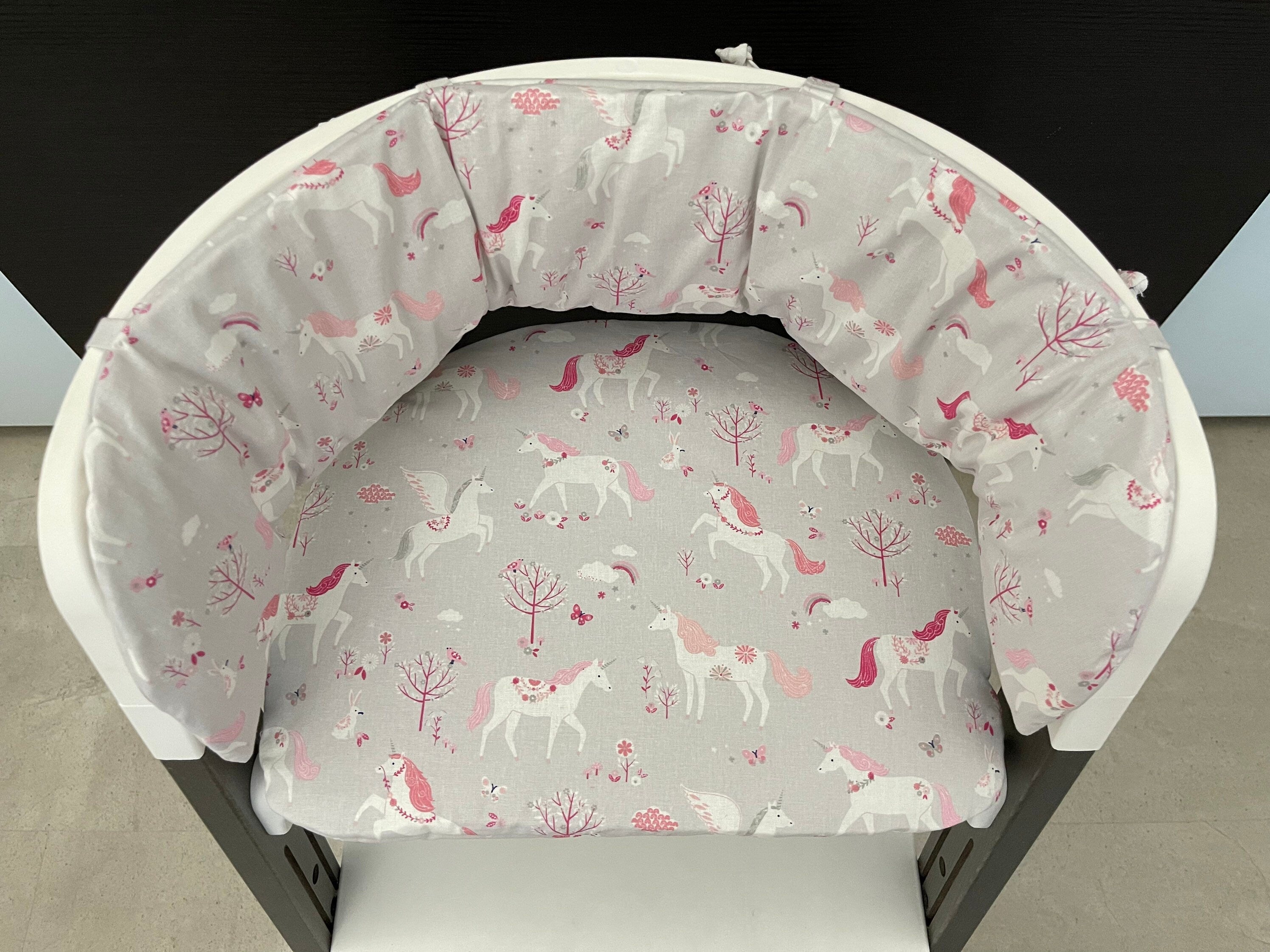 Sitzkissen Kissenset für Stokke Steps Hochstuhl - Einhorn