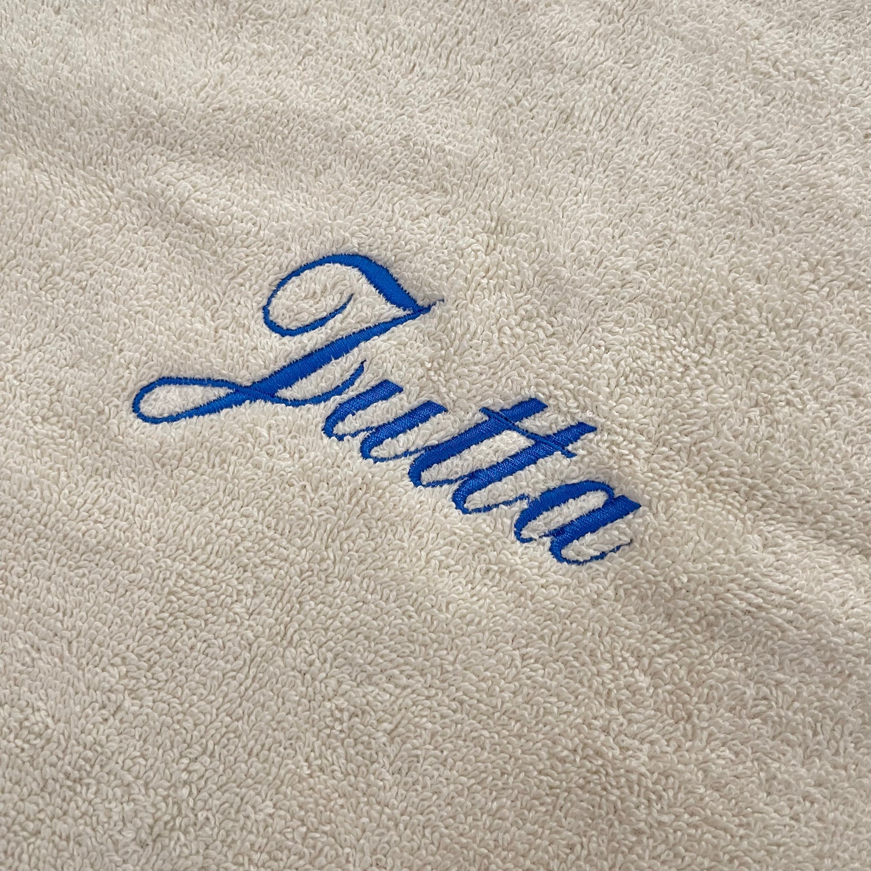 Handtuch mit Namen bestickt | Duschtuch | Gästetuch | Geschenk | Personalisiertes Handtuch