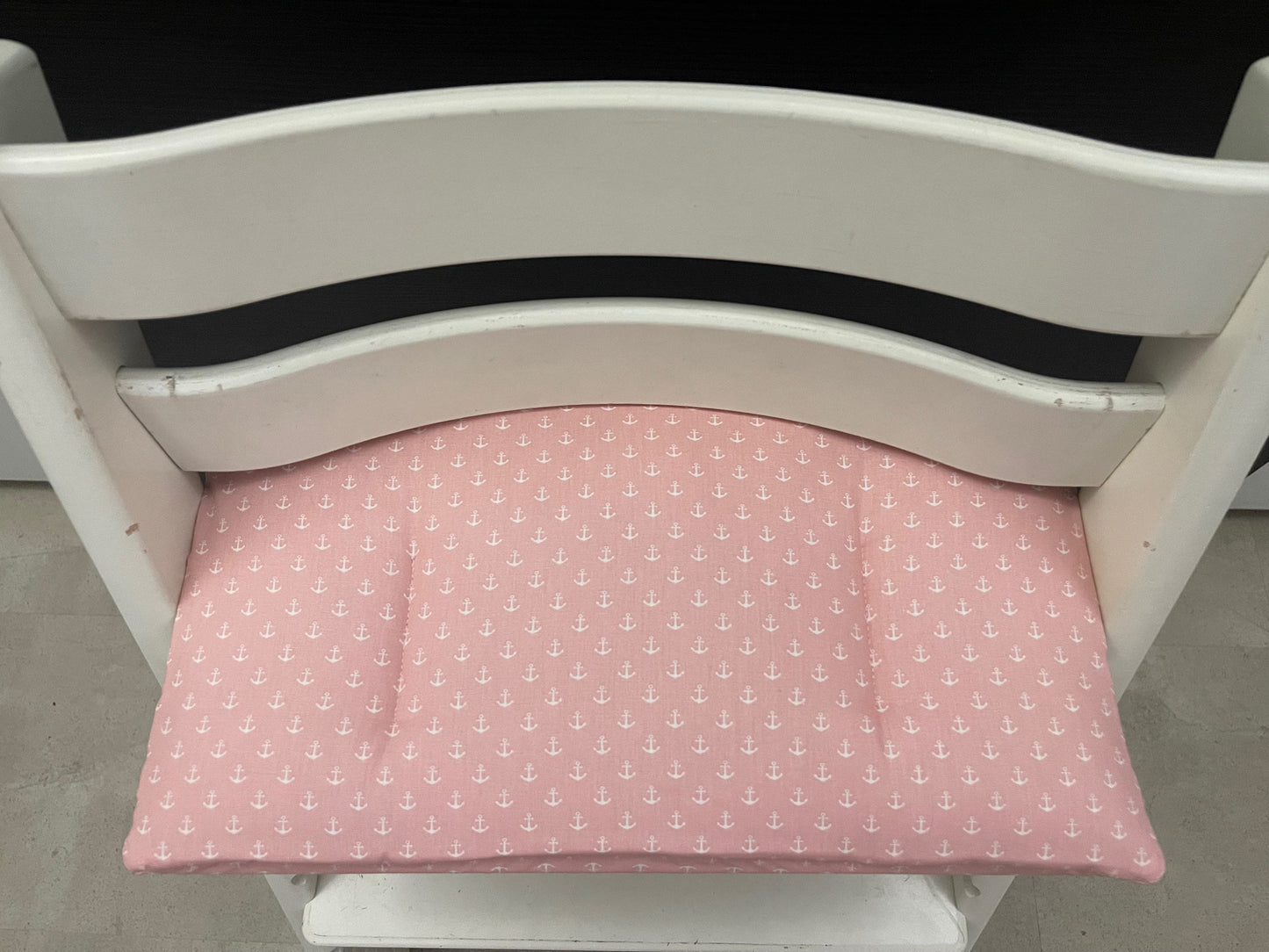 Tripp Trapp Sitzkissen Kissenset für Stokke Hochstuhl - kleine Anker Rosa