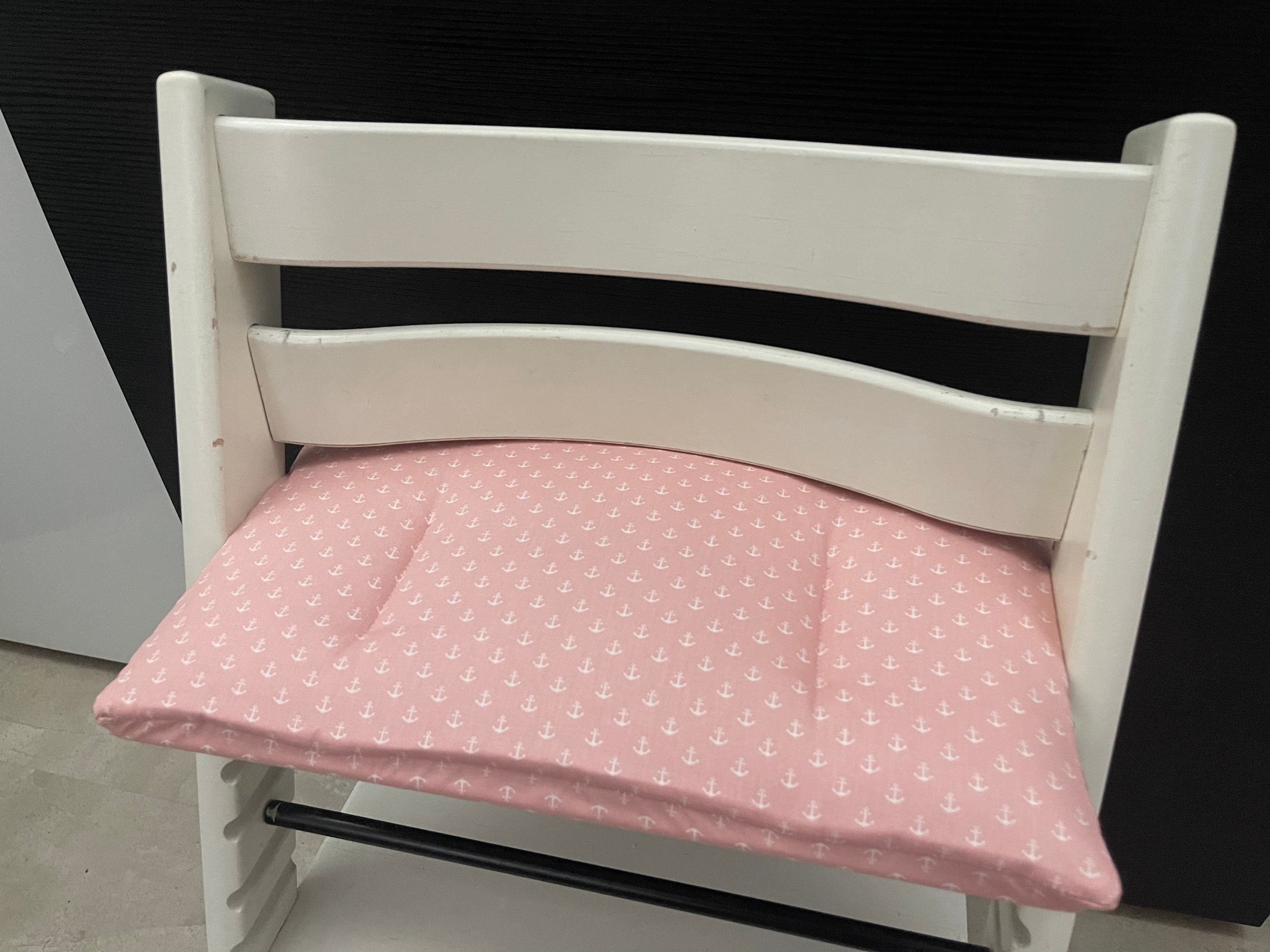 Tripp Trapp Sitzkissen Kissenset für Stokke Hochstuhl - kleine Anker Rosa
