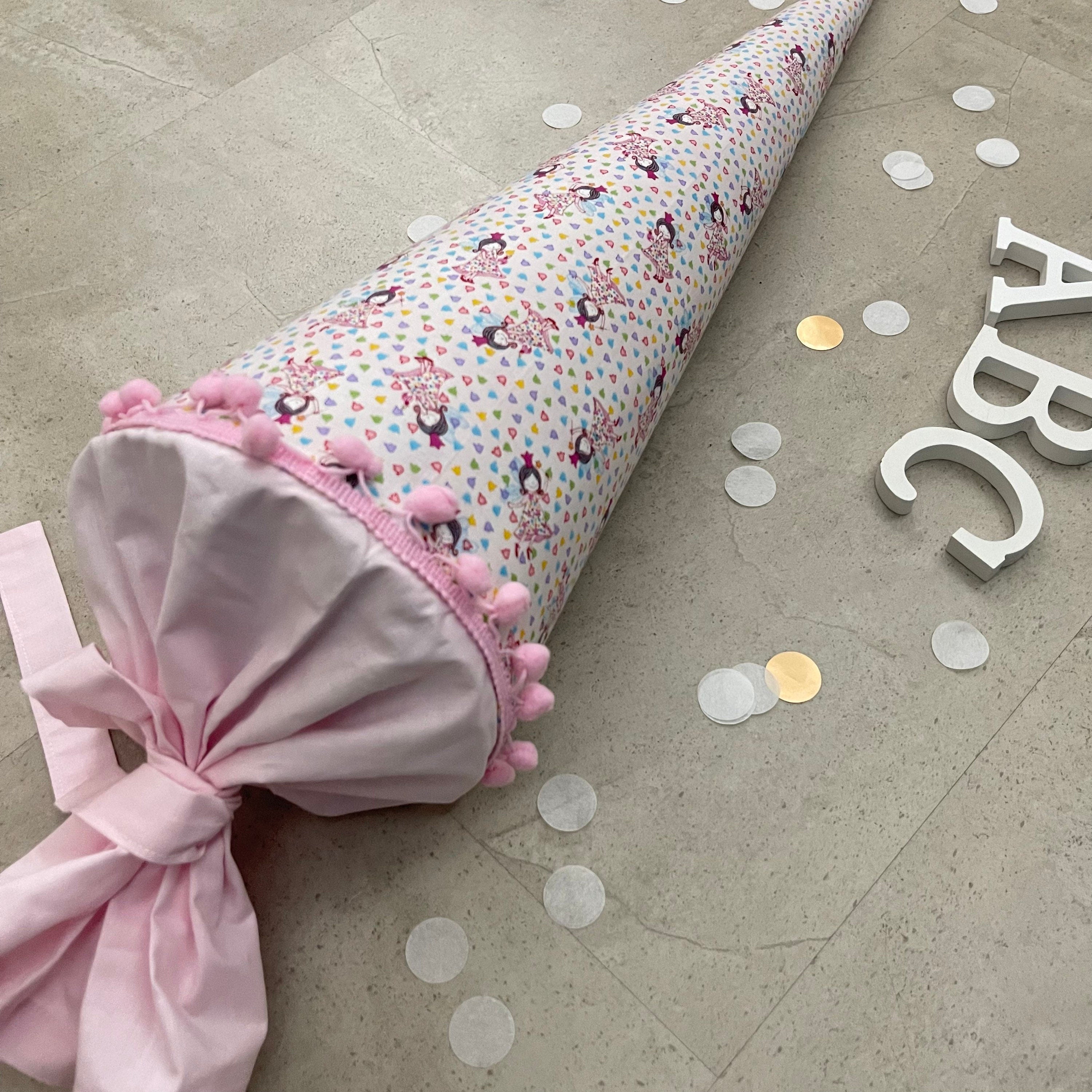 Schultüte Stoff Zuckertüte Einschulung 70cm Handmade/ Mädchen