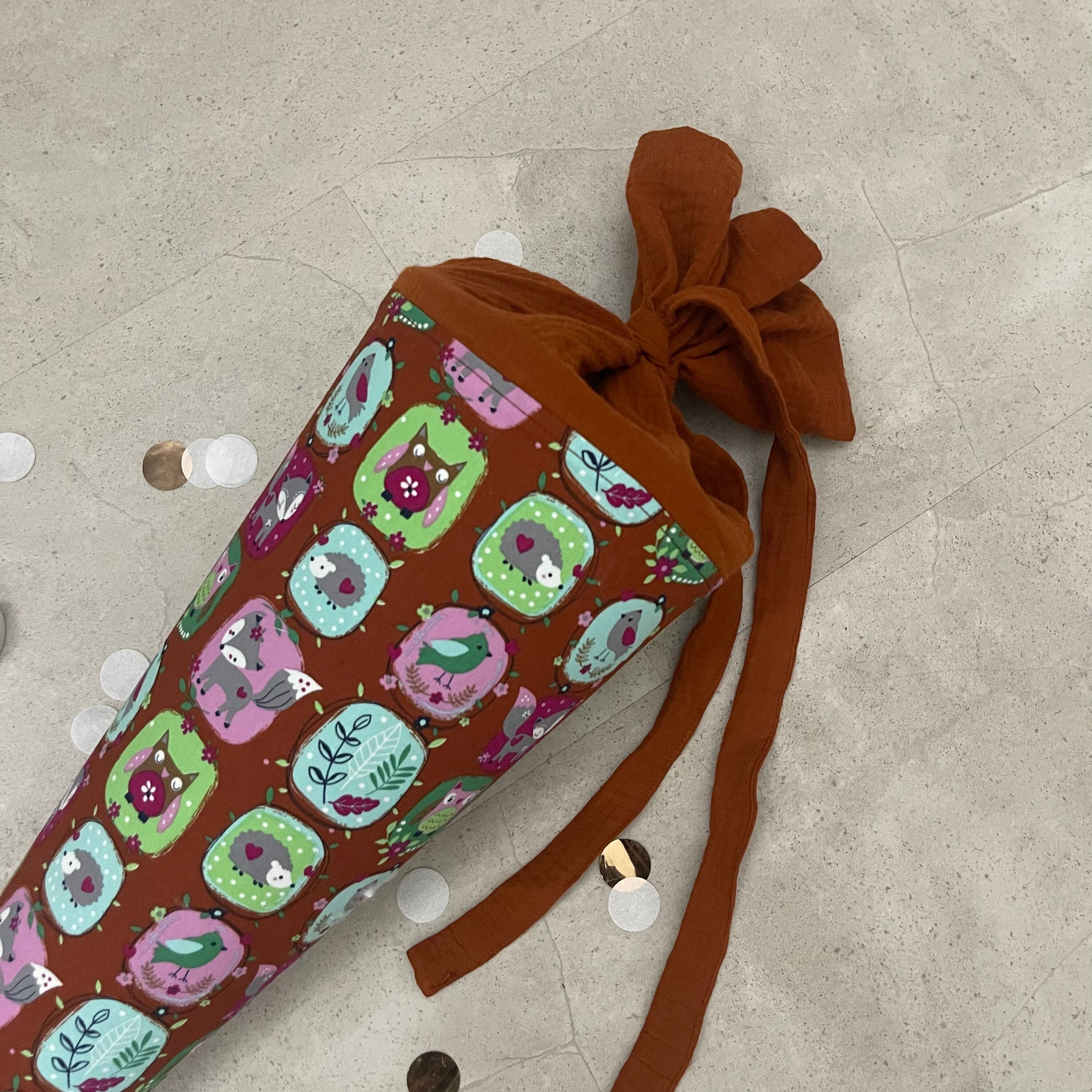 Schultüte Zuckertüte Einschulung Groß 70cm Handmade / Waldtiere