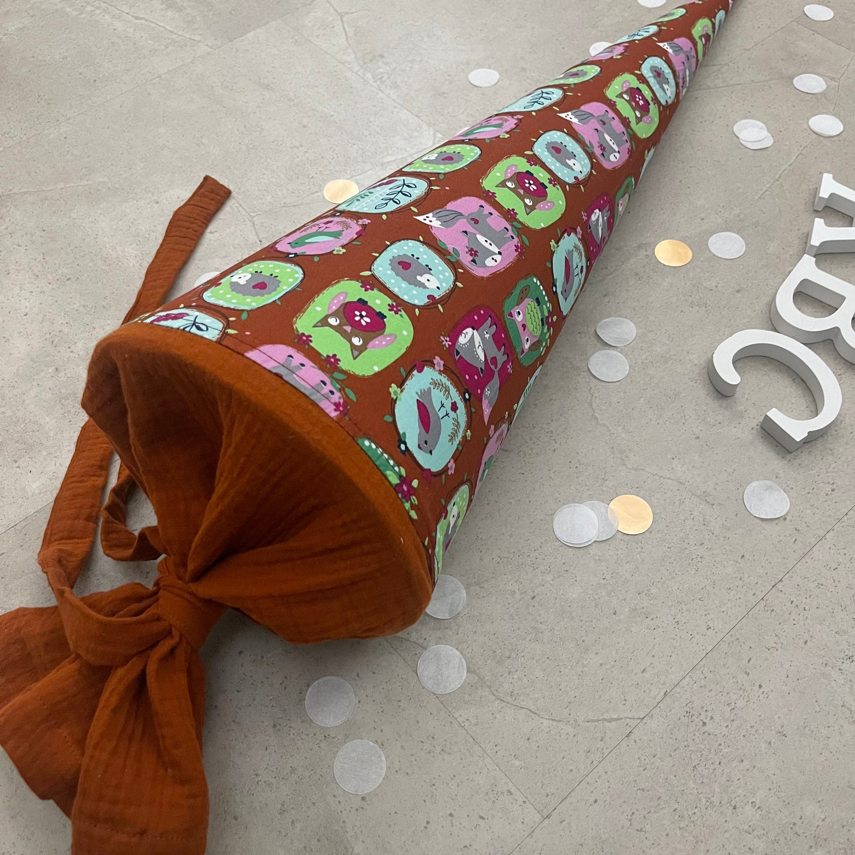 Schultüte Zuckertüte Einschulung Groß 70cm Handmade / Waldtiere