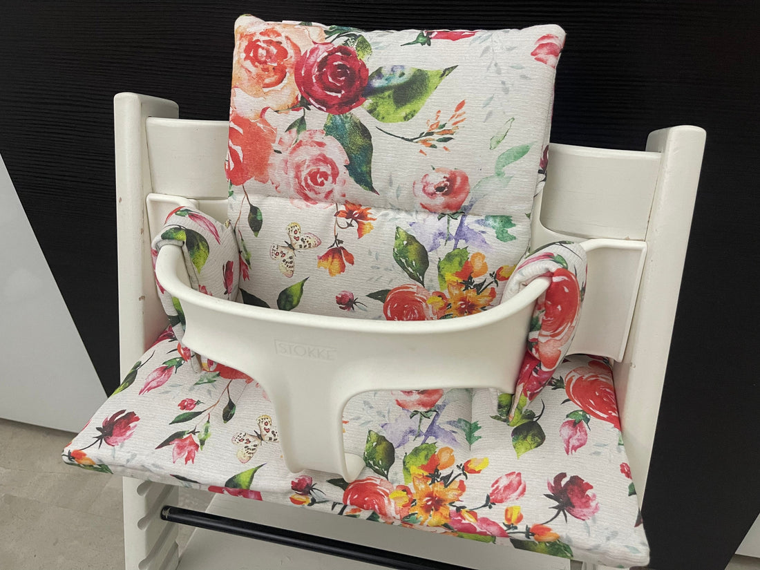 Tripp Trapp Sitzkissen Kissenset für Stokke Hochstuhl - Loneta Rosen