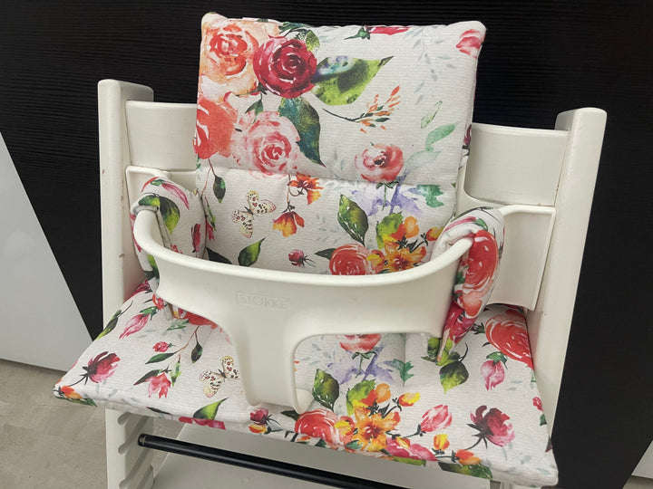 Tripp Trapp Sitzkissen Kissenset für Stokke Hochstuhl - Loneta Rosen