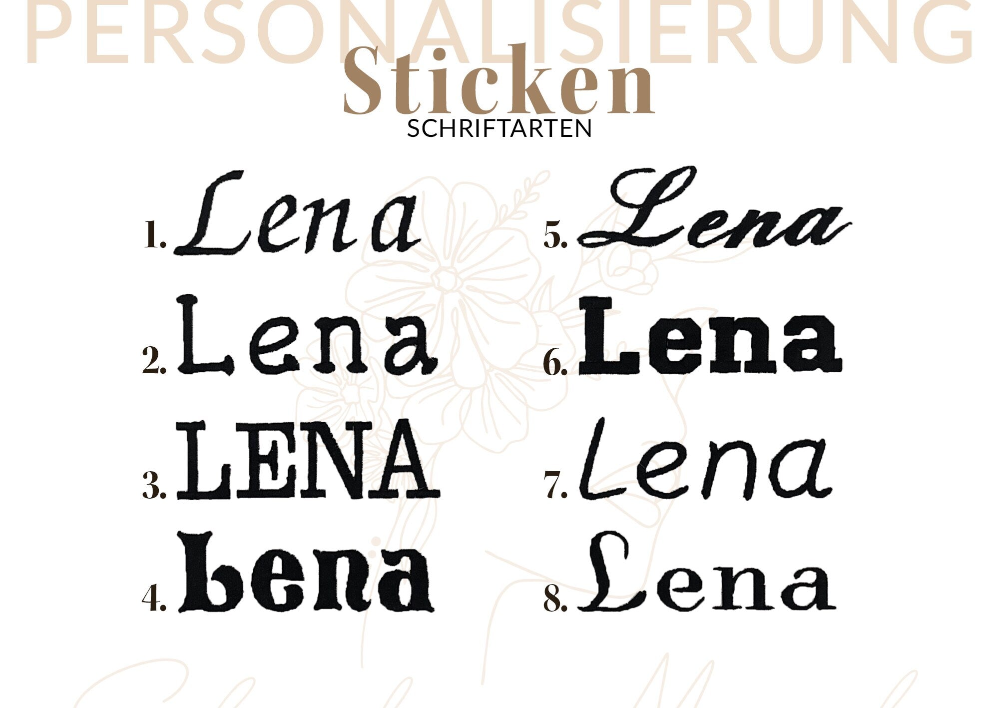 Sitzkissen Kissenset für Hauck Alpha, Tray Hochstuhl - Blumen Natur