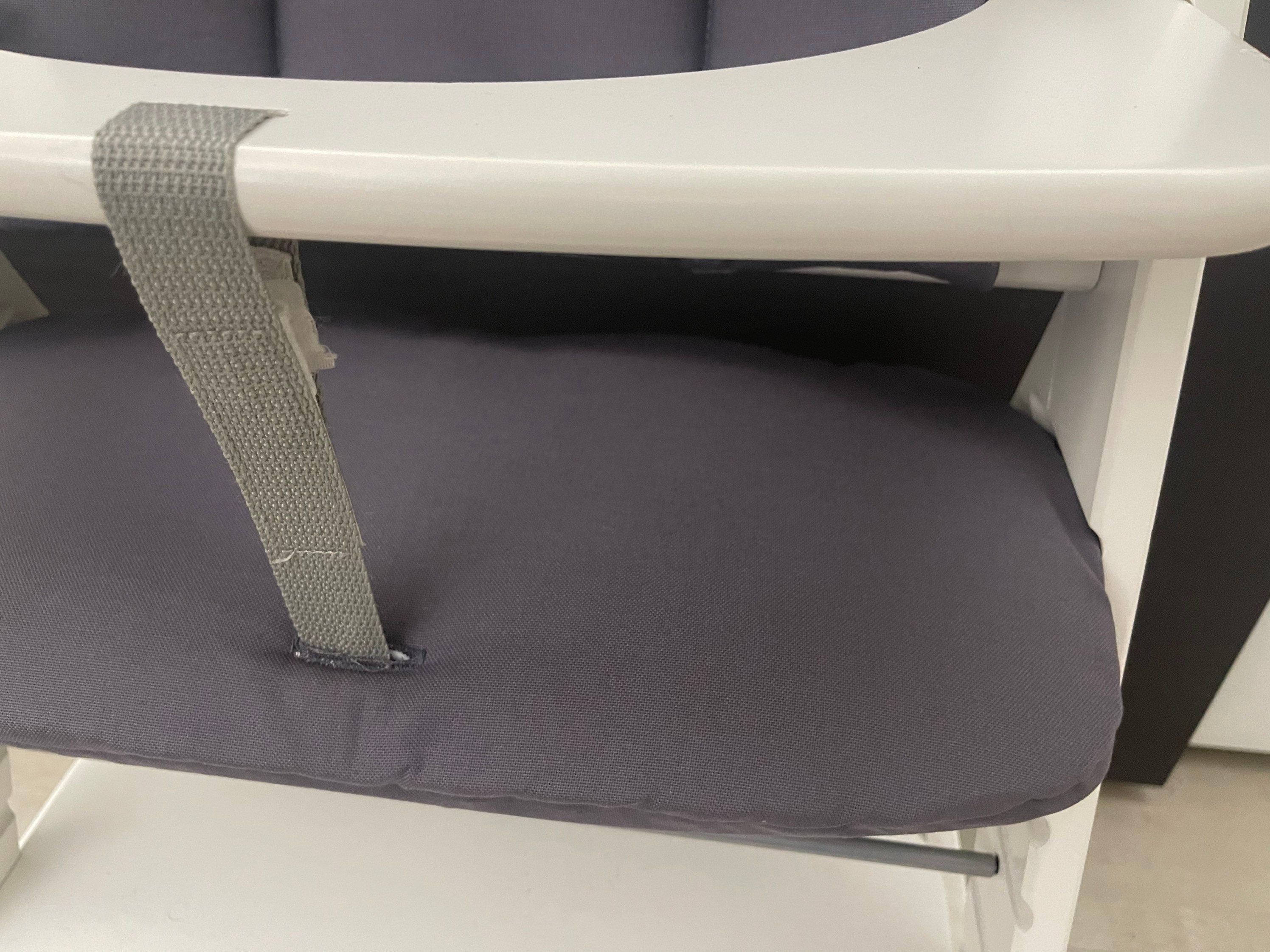 Sitzkissen Kissenset für Hauck Alpha, Tray, Beta Hochstuhl - Dunkelgrau