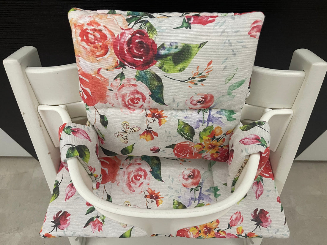 Tripp Trapp Sitzkissen Kissenset für Stokke Hochstuhl - Loneta Rosen