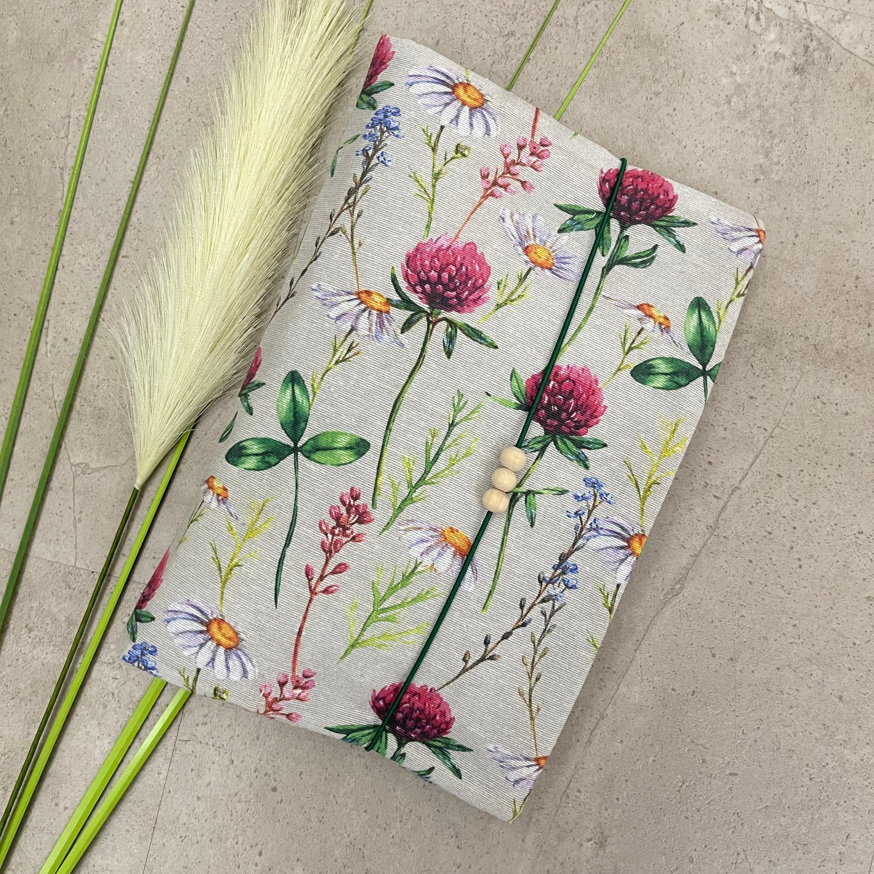 Wickeltasche Windeltasche Baby - Loneta Natur Blumen