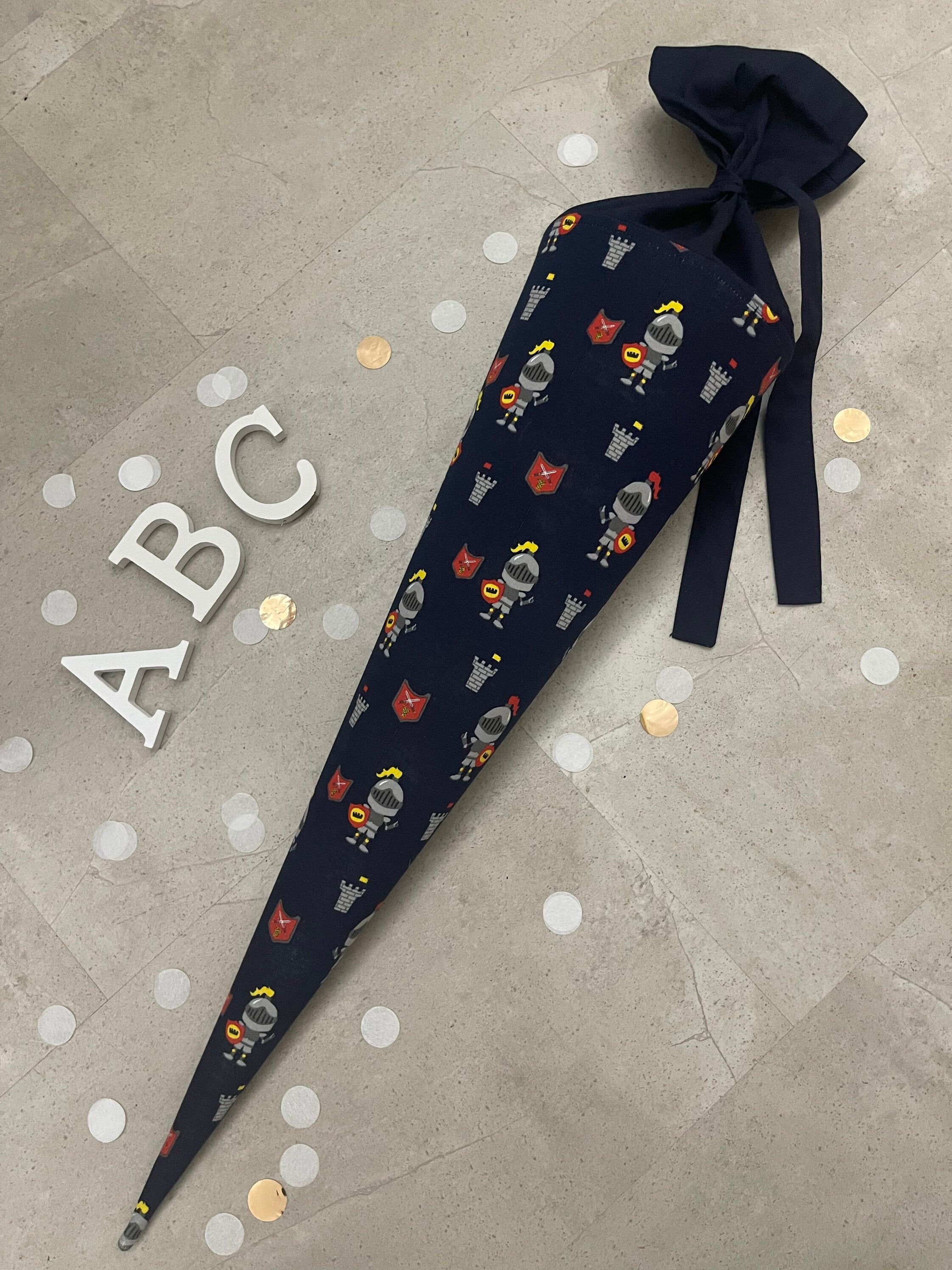 Schultüte Zuckertüte Einschulung Groß 70cm Handmade / Ritter