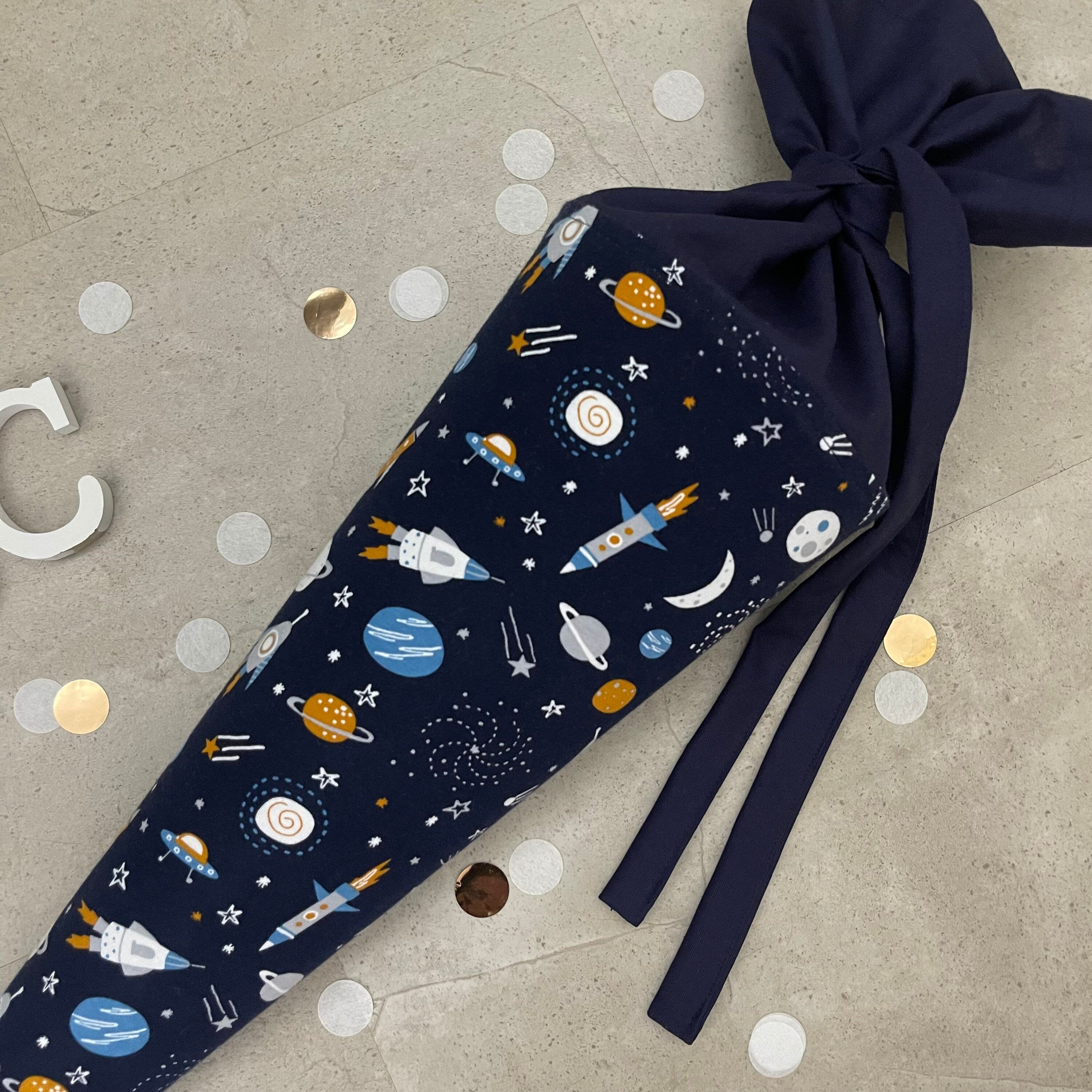 Schultüte Zuckertüte Einschulung Groß 35cm Handmade / Weltraum