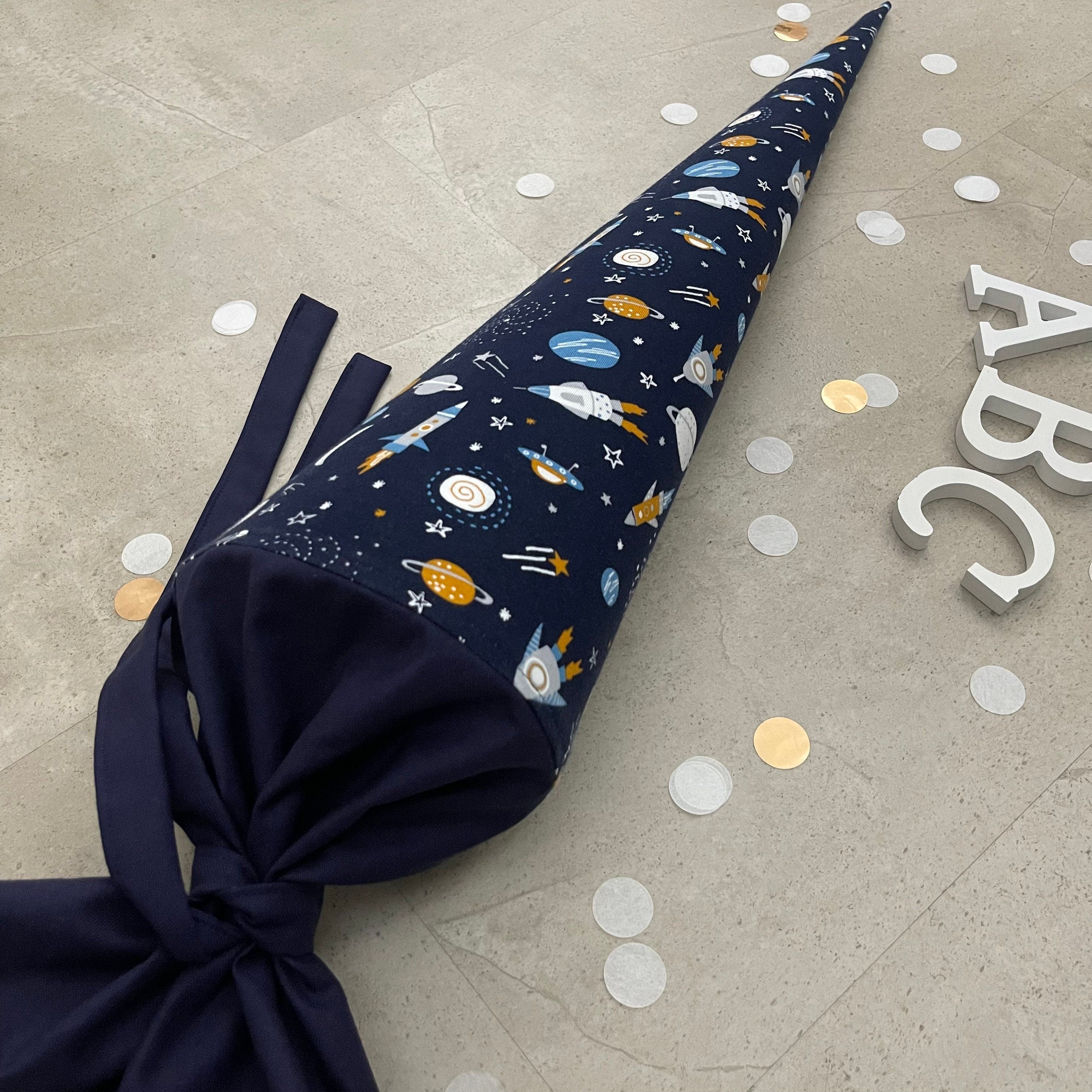 Schultüte Zuckertüte Einschulung Groß 70cm Handmade / Weltraum