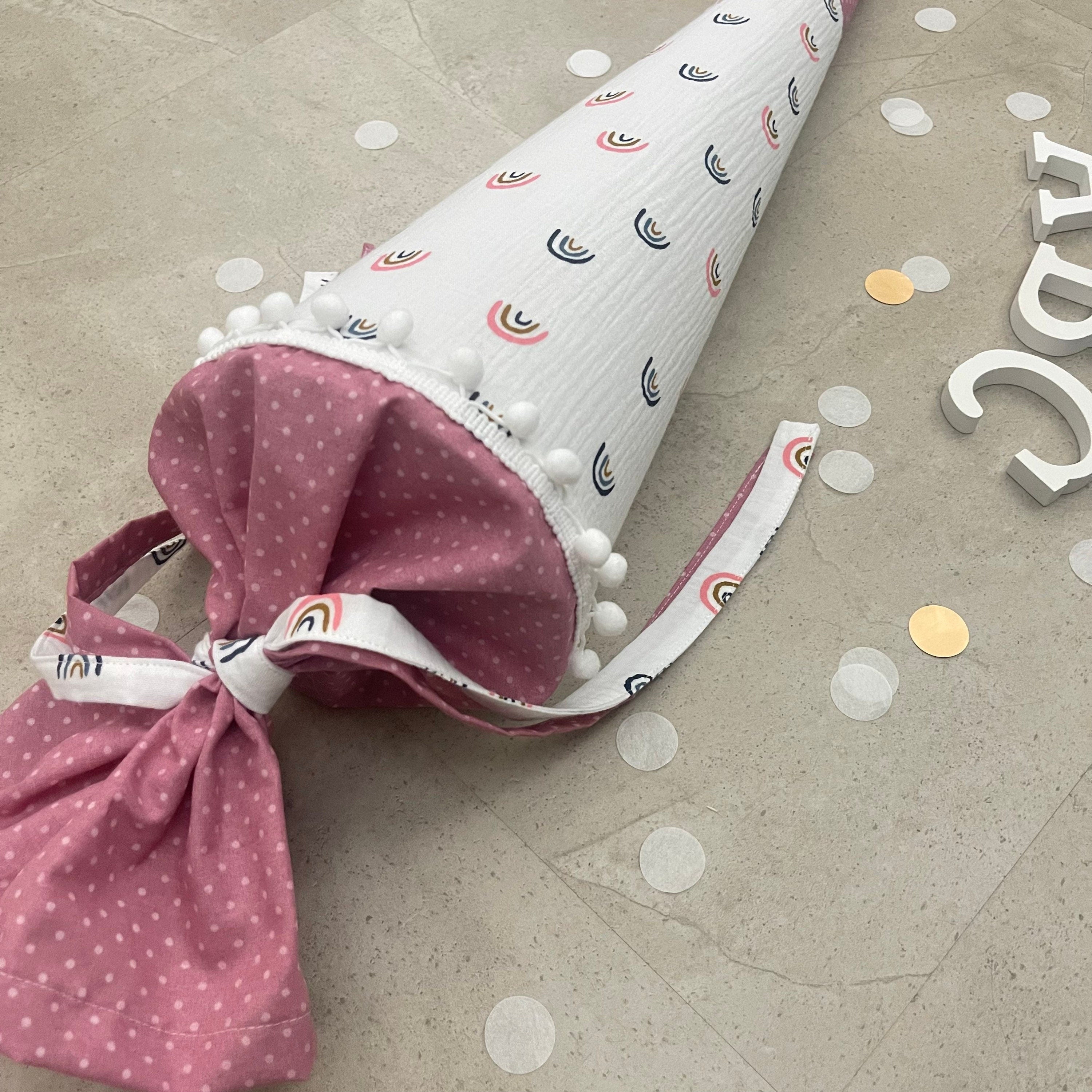 Schultüte Zuckertüte Einschulung Groß 70cm Handmade / Regenbogen