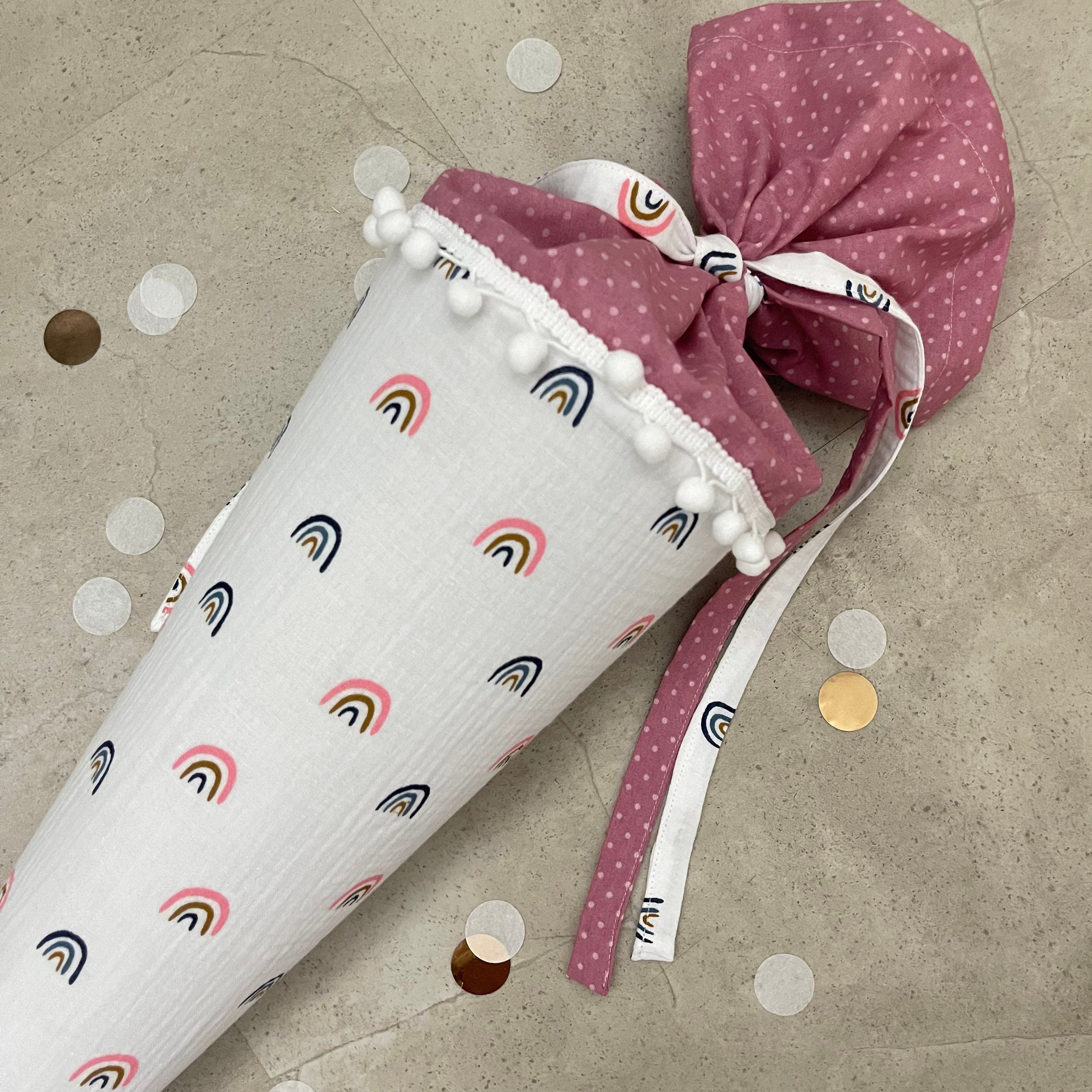 Schultüte Zuckertüte Einschulung Groß 70cm Handmade / Regenbogen