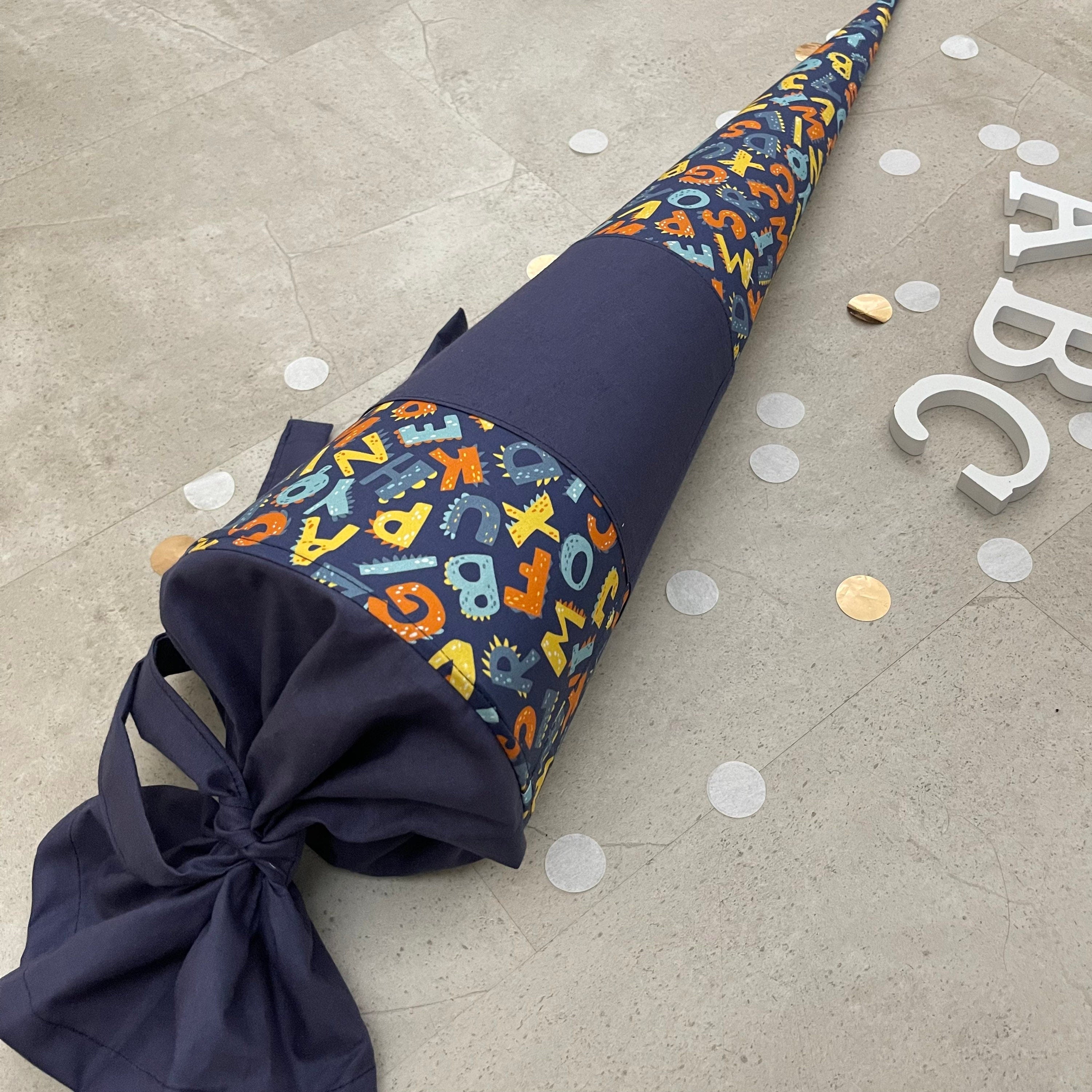 85cm Schultüte Zuckertüte Einschulung Groß Handmade / ABC