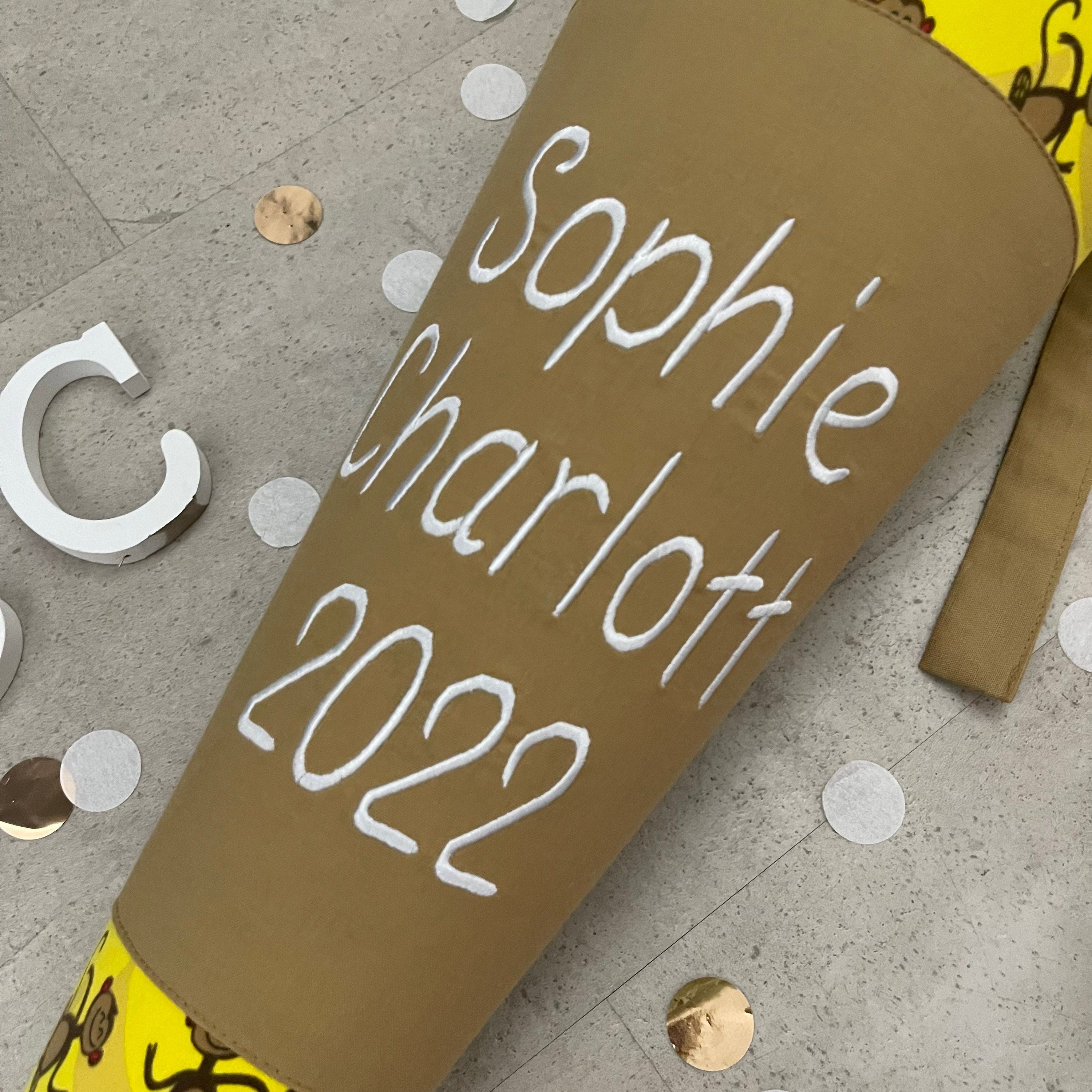 85cm Schultüte Zuckertüte Einschulung Handmade / Affen