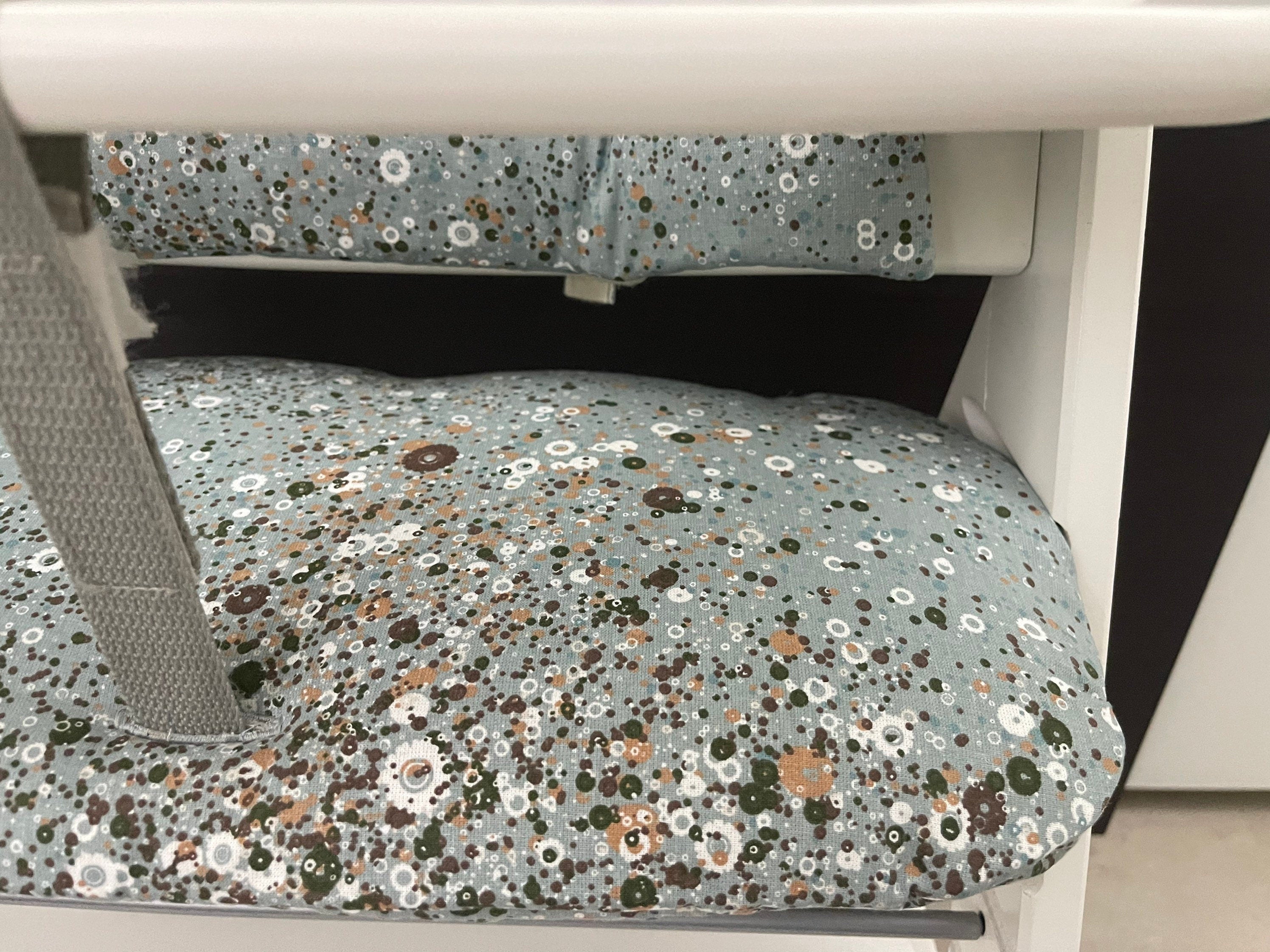 Sitzkissen Kissenset für Hauck Alpha, Tray, Beta Hochstuhl - Blumenrausch hell