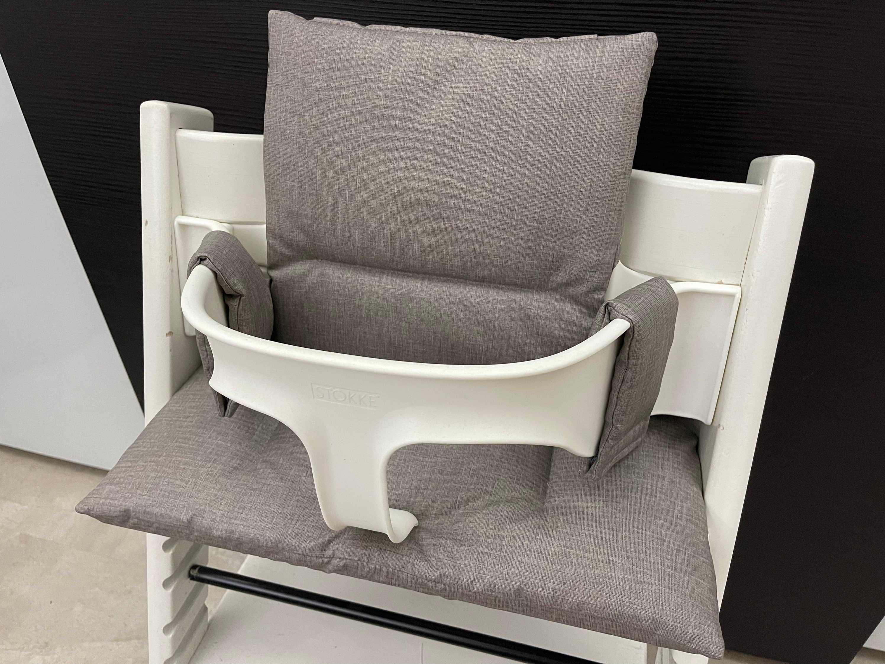 Abwaschbares Tripp Trapp Kissenset für Stokke Hochstuhl - hellbraun