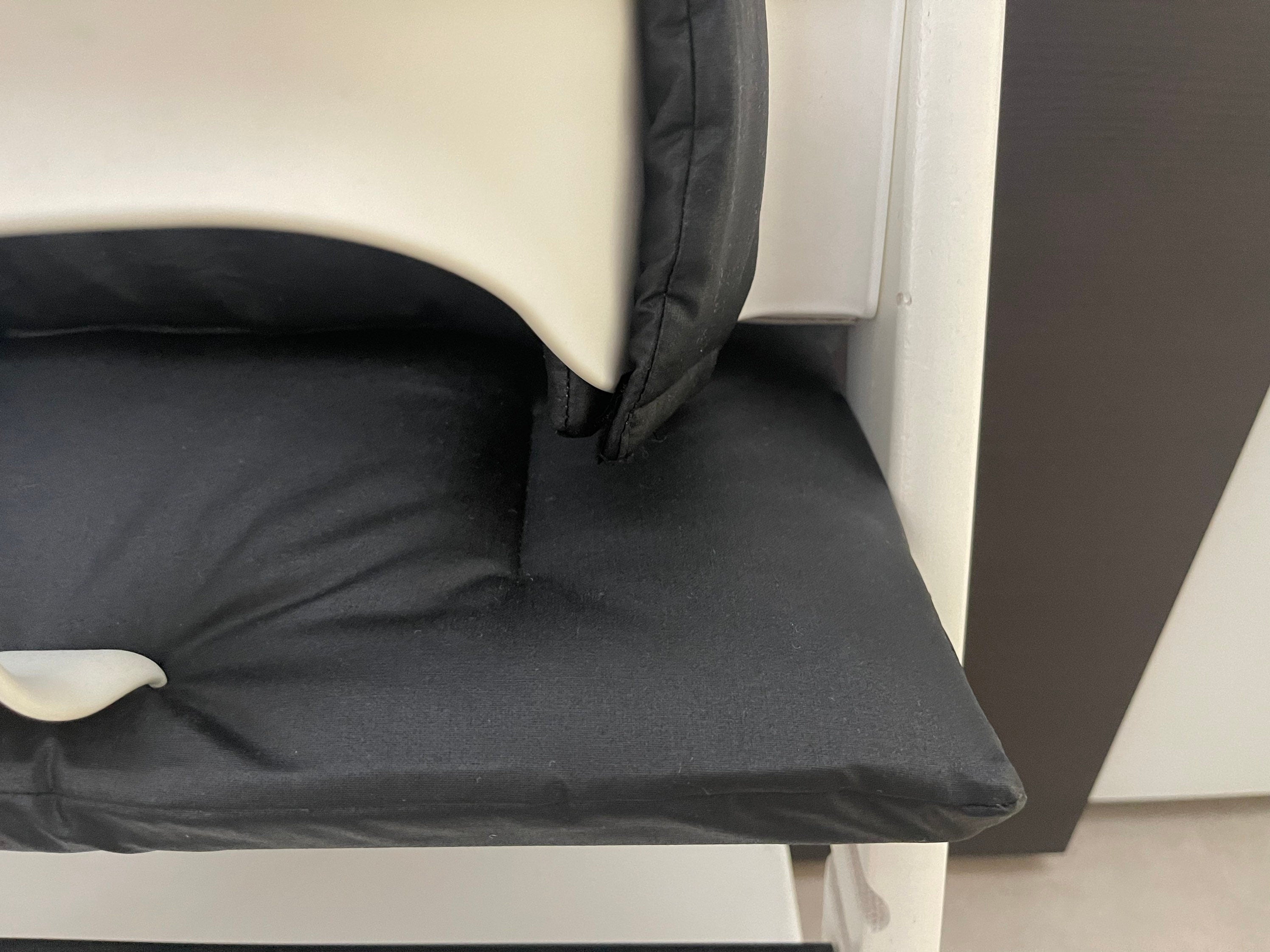 Abwaschbares Tripp Trapp Kissenset für Stokke Hochstuhl - Uni Schwarz