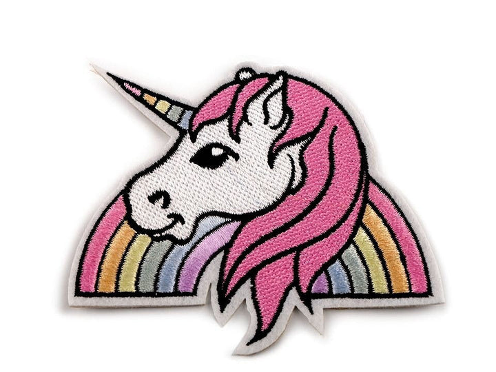 Aufnäher/Aufbügler/Patch - Einhorn mit Regenbogen