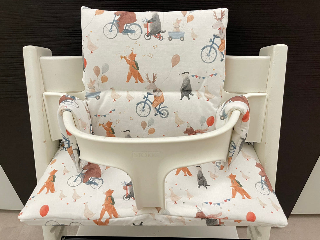 Tripp Trapp Sitzkissen Kissenset für Stokke Hochstuhl - Tiere