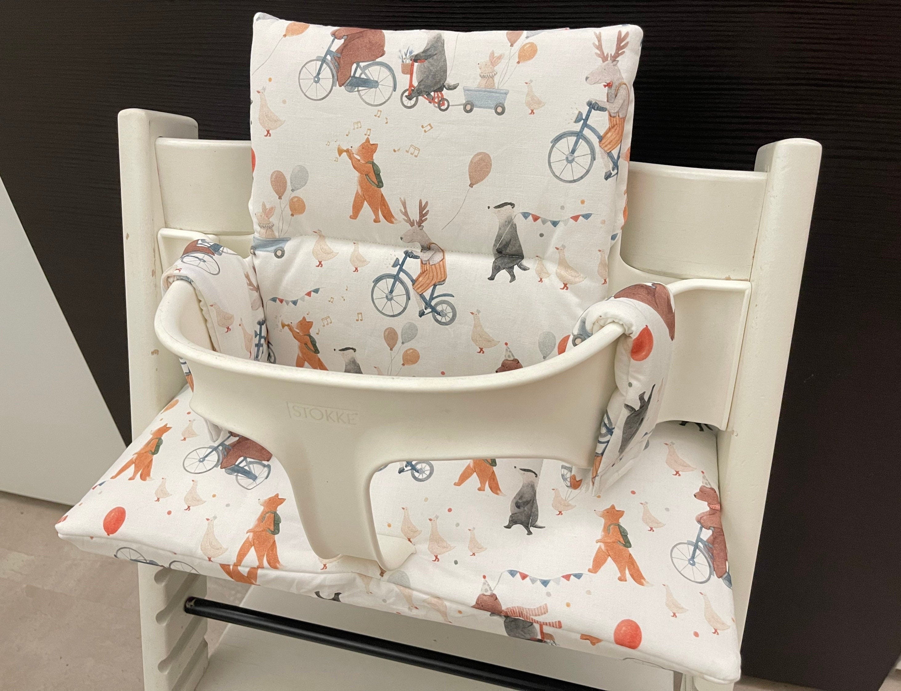 Tripp Trapp Sitzkissen Kissenset für Stokke Hochstuhl - Tiere